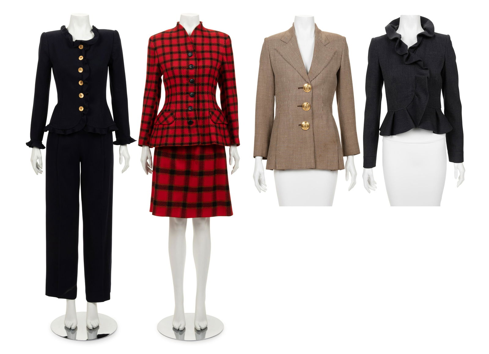 Two Valentino Suits and Two Jackets, 1980-2000s (1 of 8)