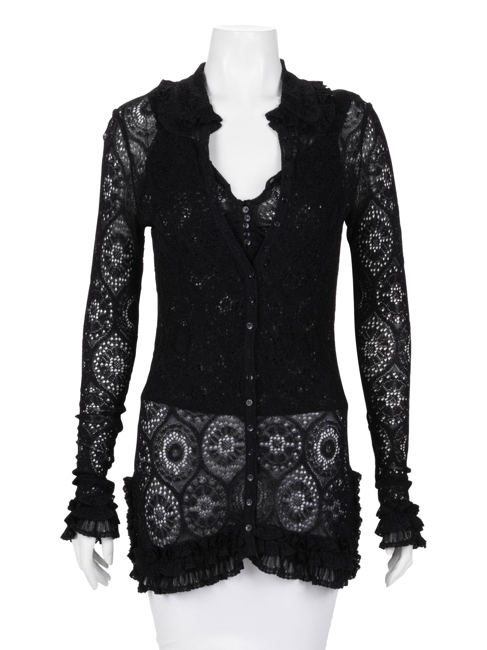 John Galliano Knit Cardigan Set, 2000-10s (1 of 5)