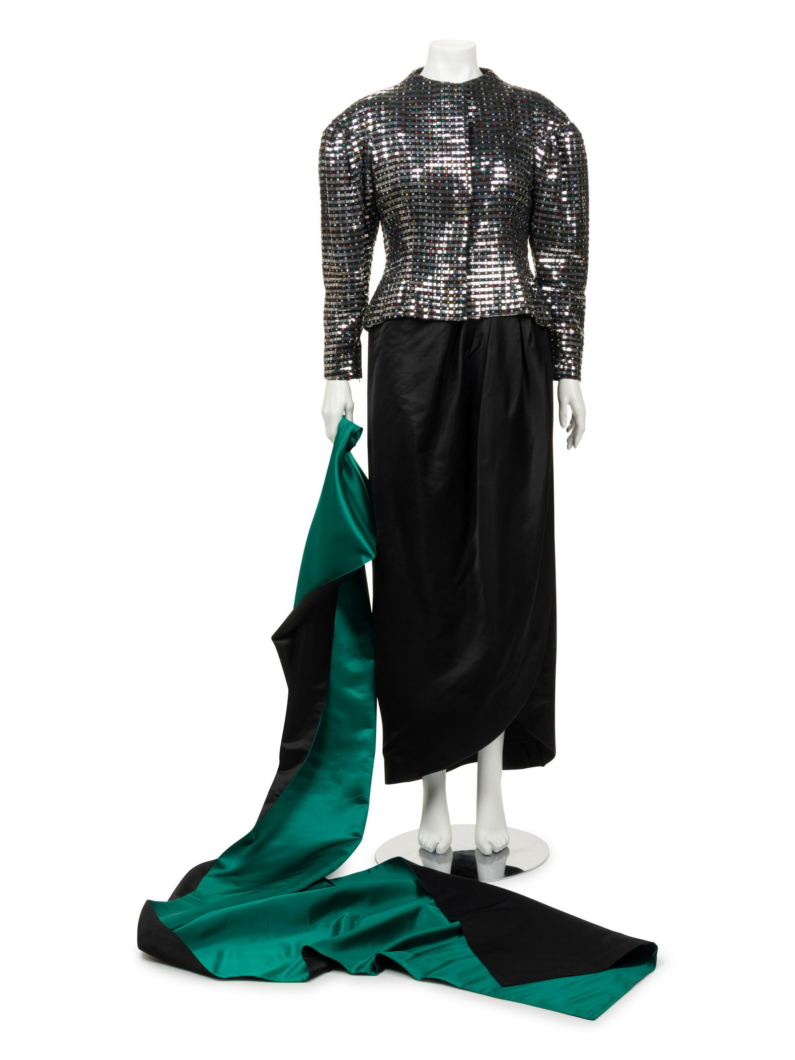Arnold Scaasi Three-Piece Dress Ensemble, 1980s (1 of 6)