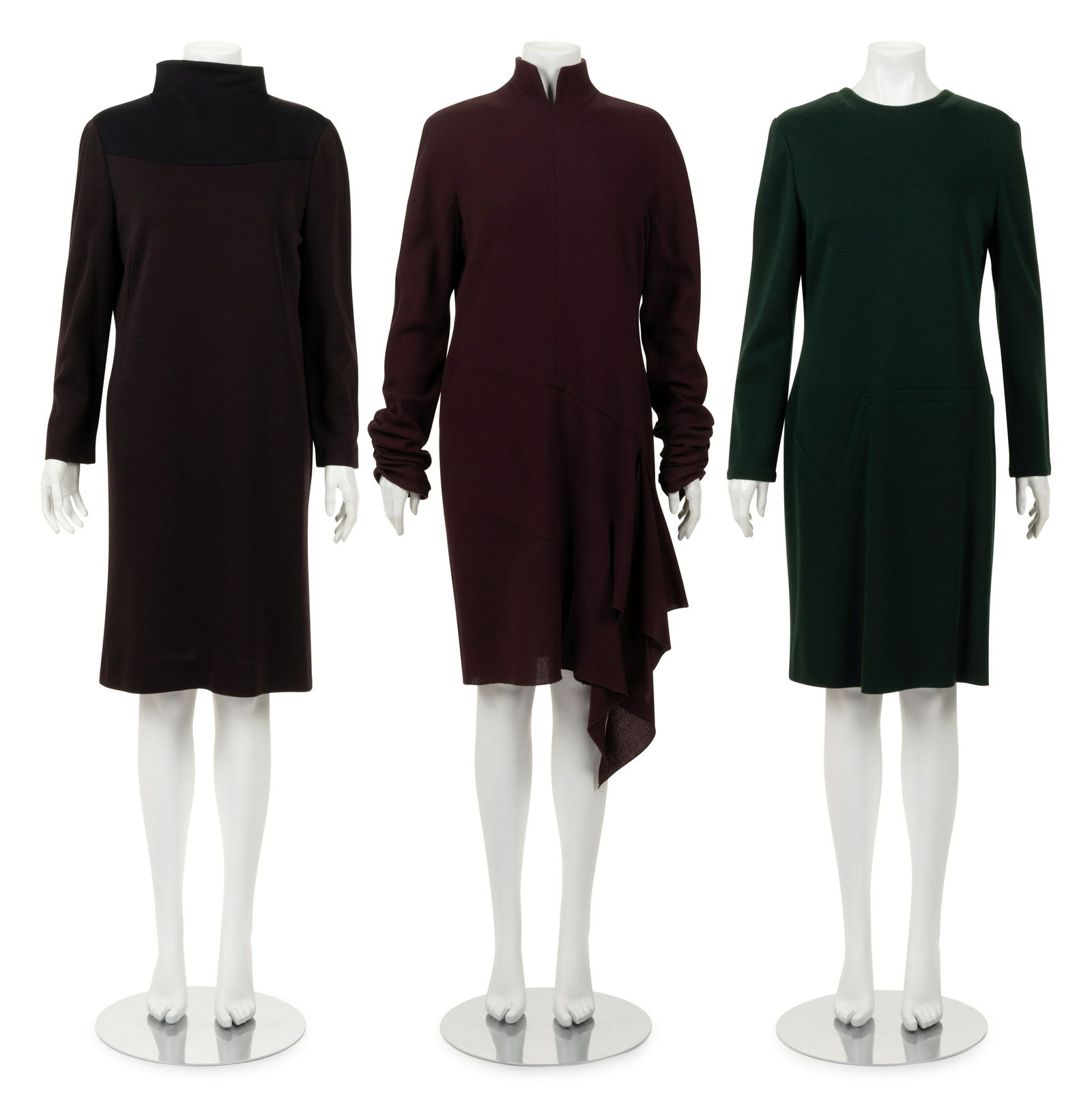 Three Knit Dresses: Two Bill Blass and One Valentino, (1 of 5)