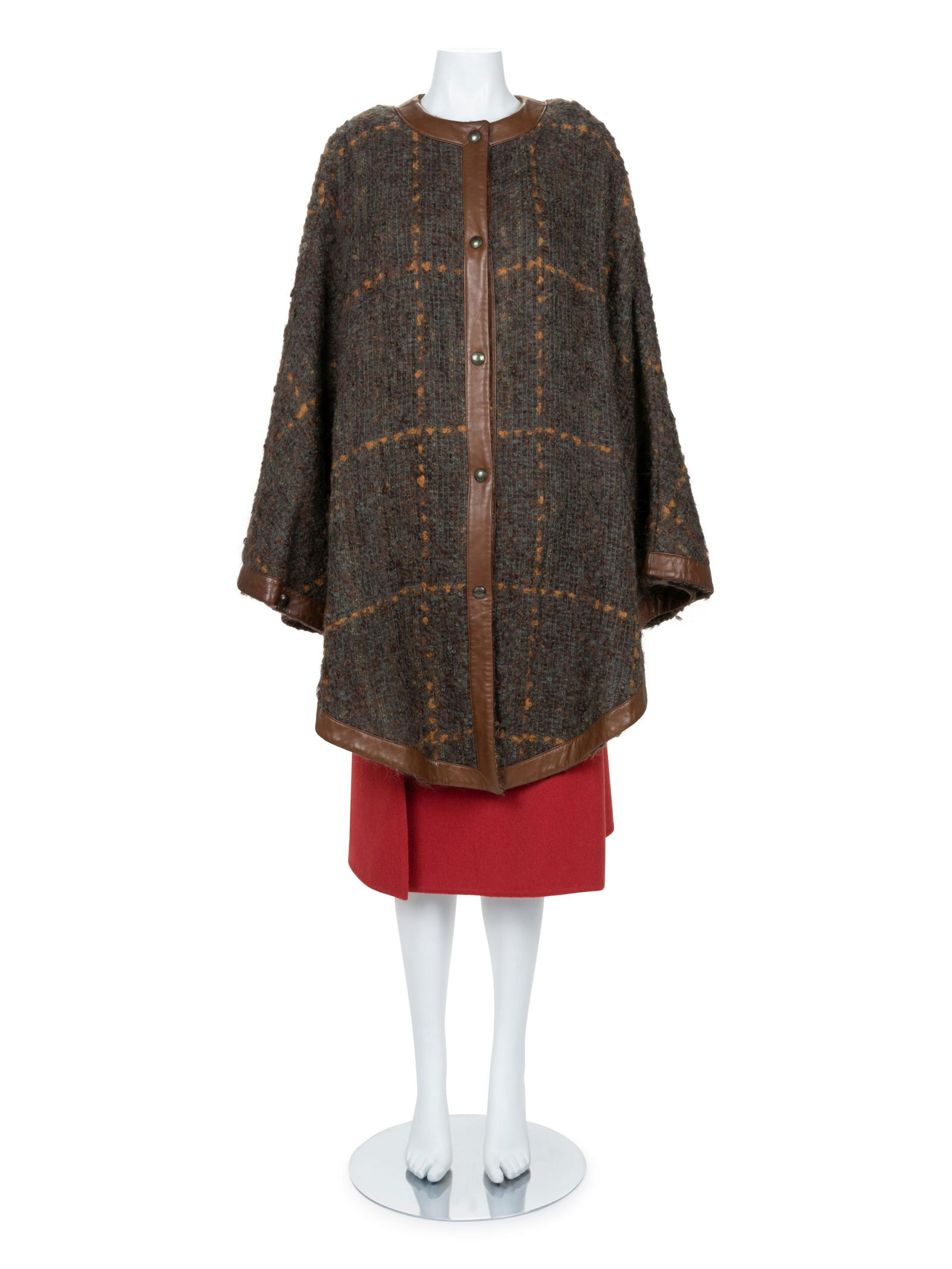 Two Hermes Pieces: One Cape and One Wrap Skirt, (1 of 7)