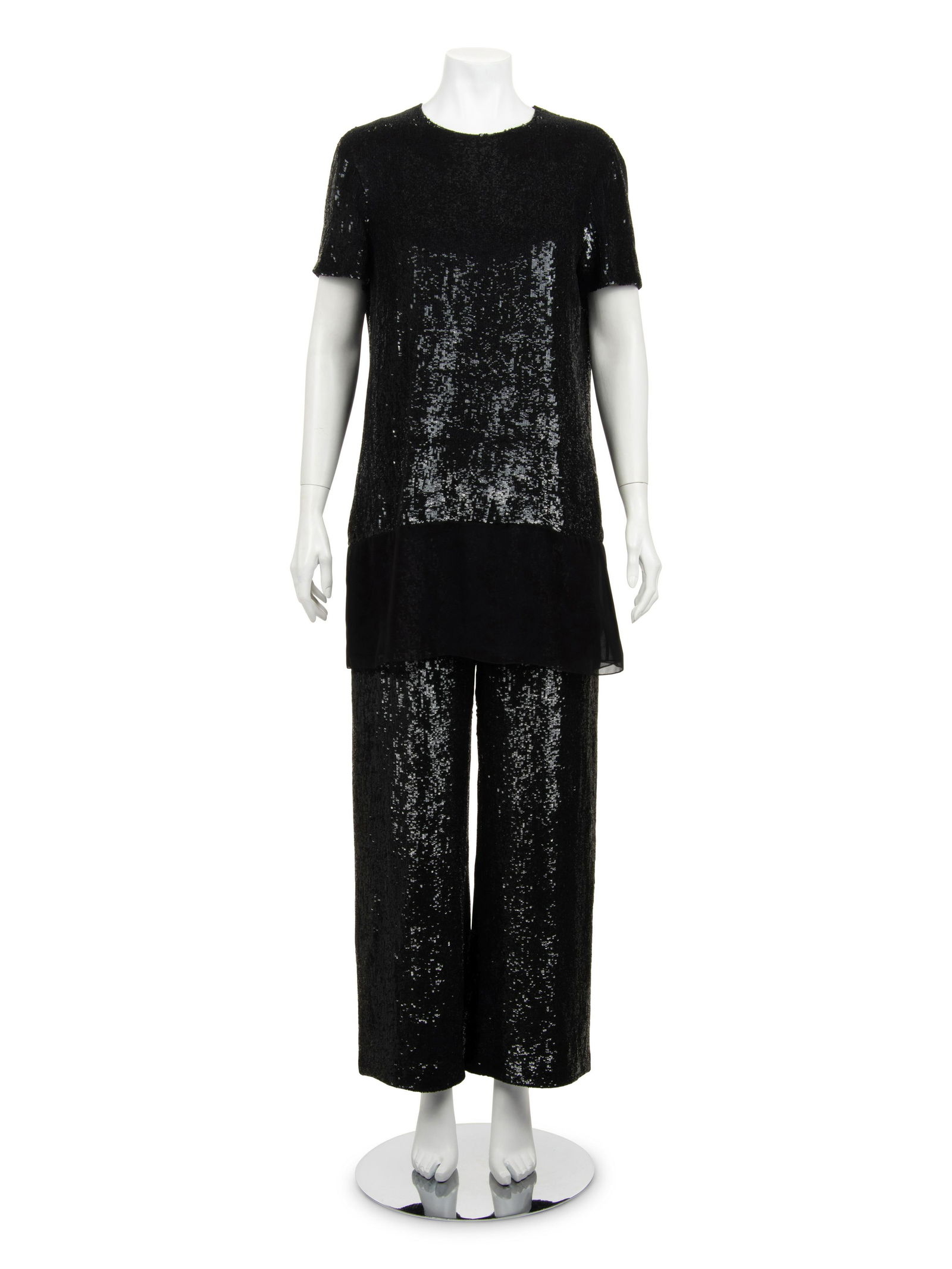 Ralph Rucci Sequined Top and Pants Ensemble, 2013 (1 of 4)