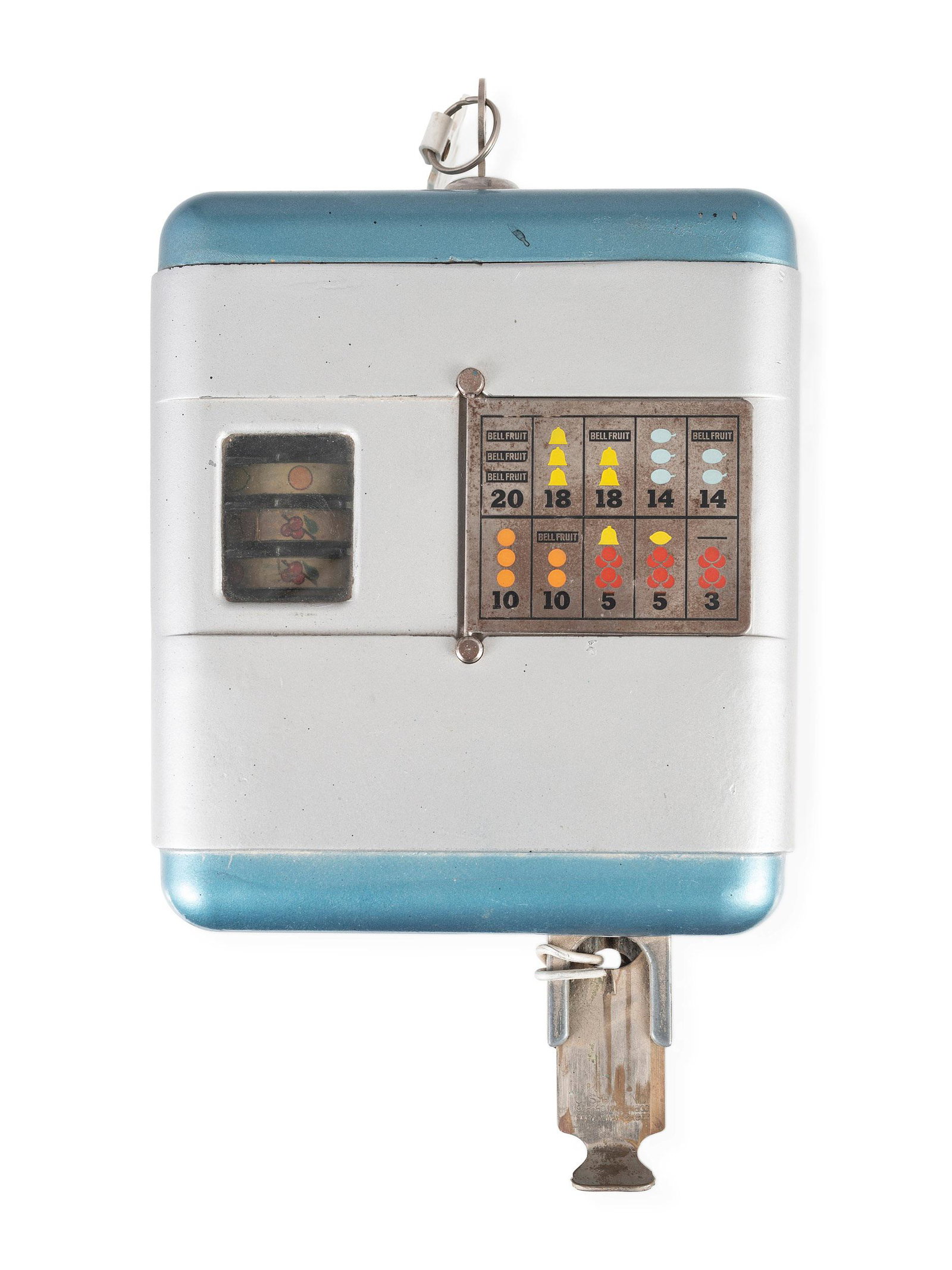 A Mills Novelty Co. 5 Cent Miniature Three Reel Slot (1 of 7)