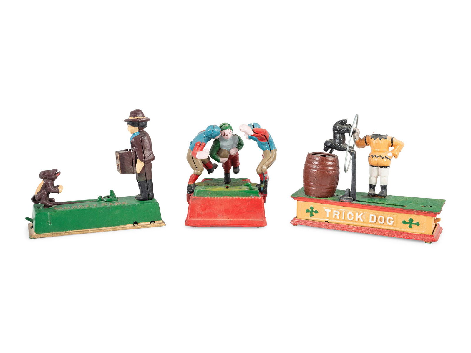 Three Cast Iron Mechanical Banks (1 of 11)