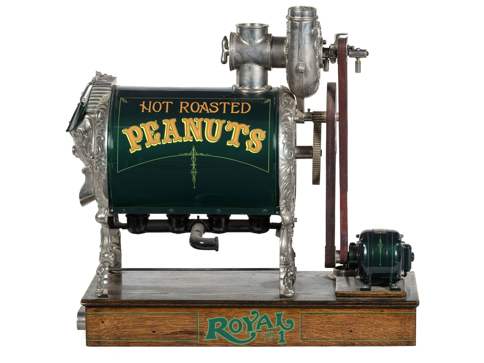 A Royal No. 1 Belt Motor Operated Peanut Roaster (1 of 5)