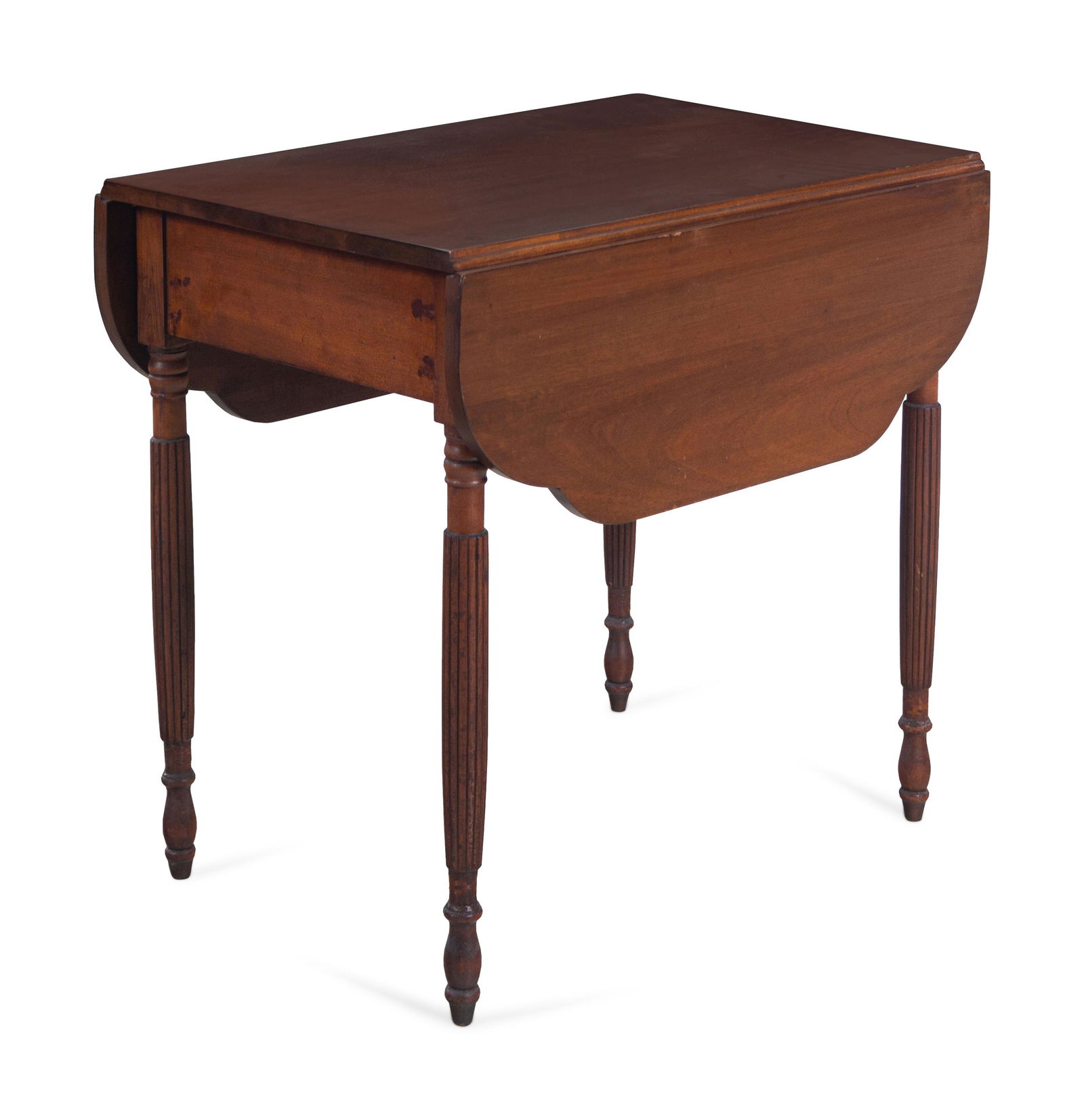 A Late Federal Mahogany Drop-Leaf Table (1 of 2)