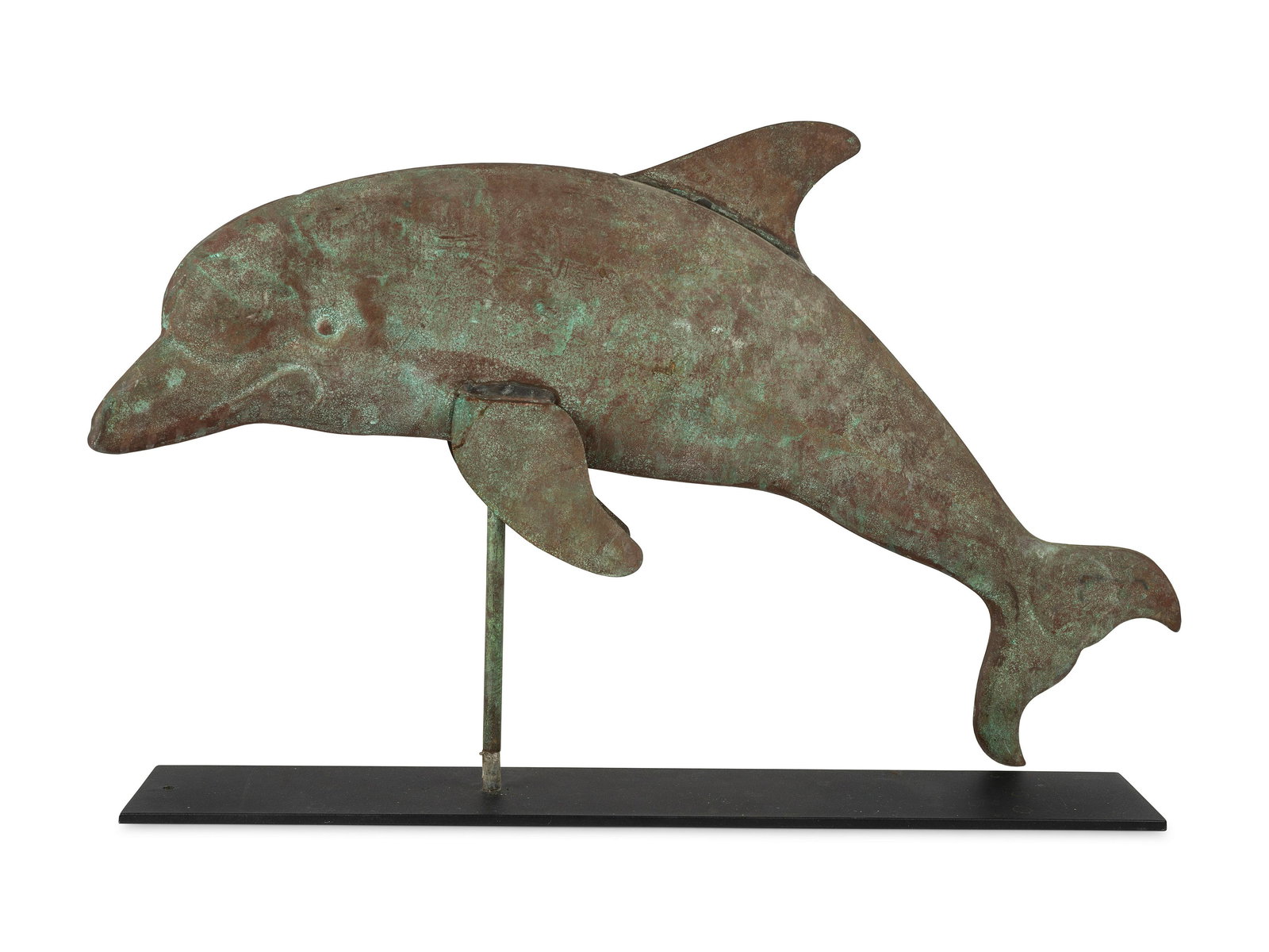 A Molded Copper Dolphin Weathervane (1 of 2)