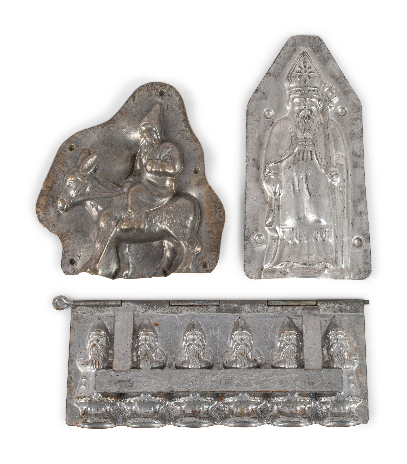 Three Father Christmas Candy Molds (1 of 2)