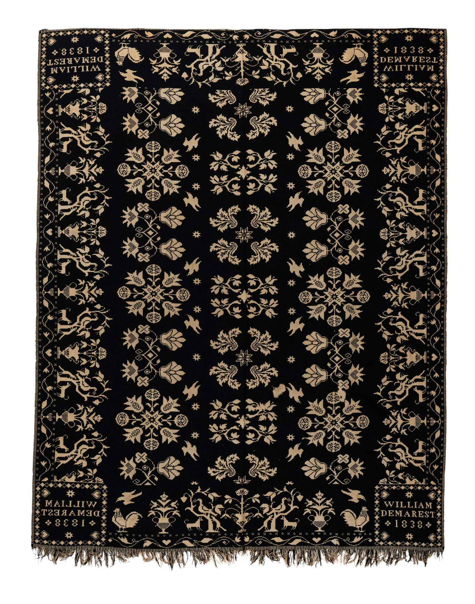 A Squirrel, Rooster, Dove, Dog, Heart and Flower (1 of 2)