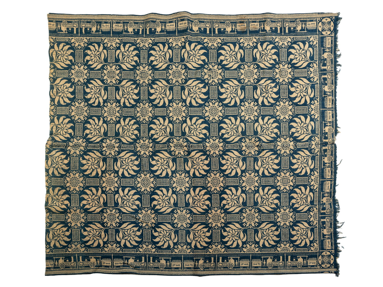 Three Jacquard Coverlets (1 of 6)