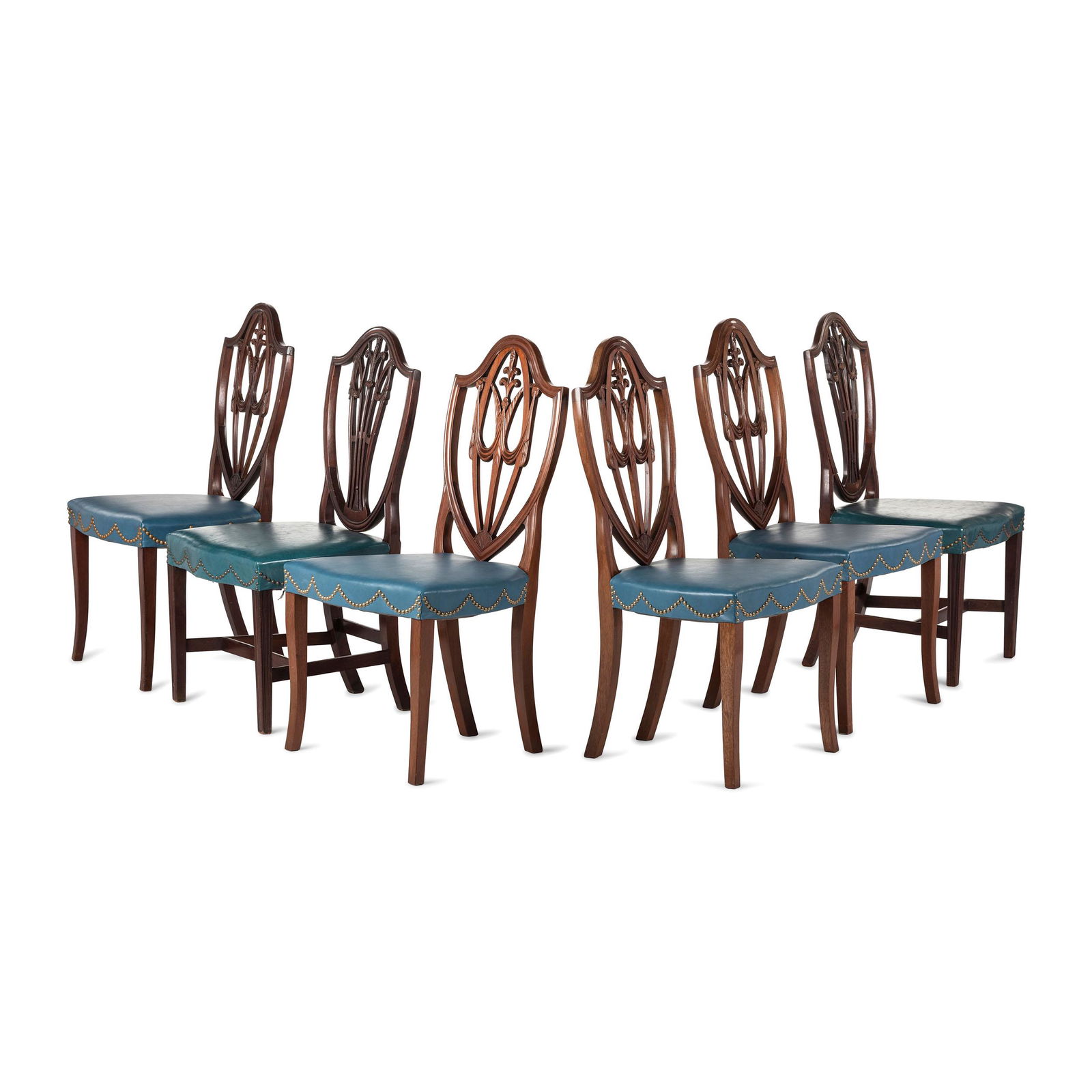 A Pair of Federal Mahogany Shield-Back Side Chairs (1 of 2)