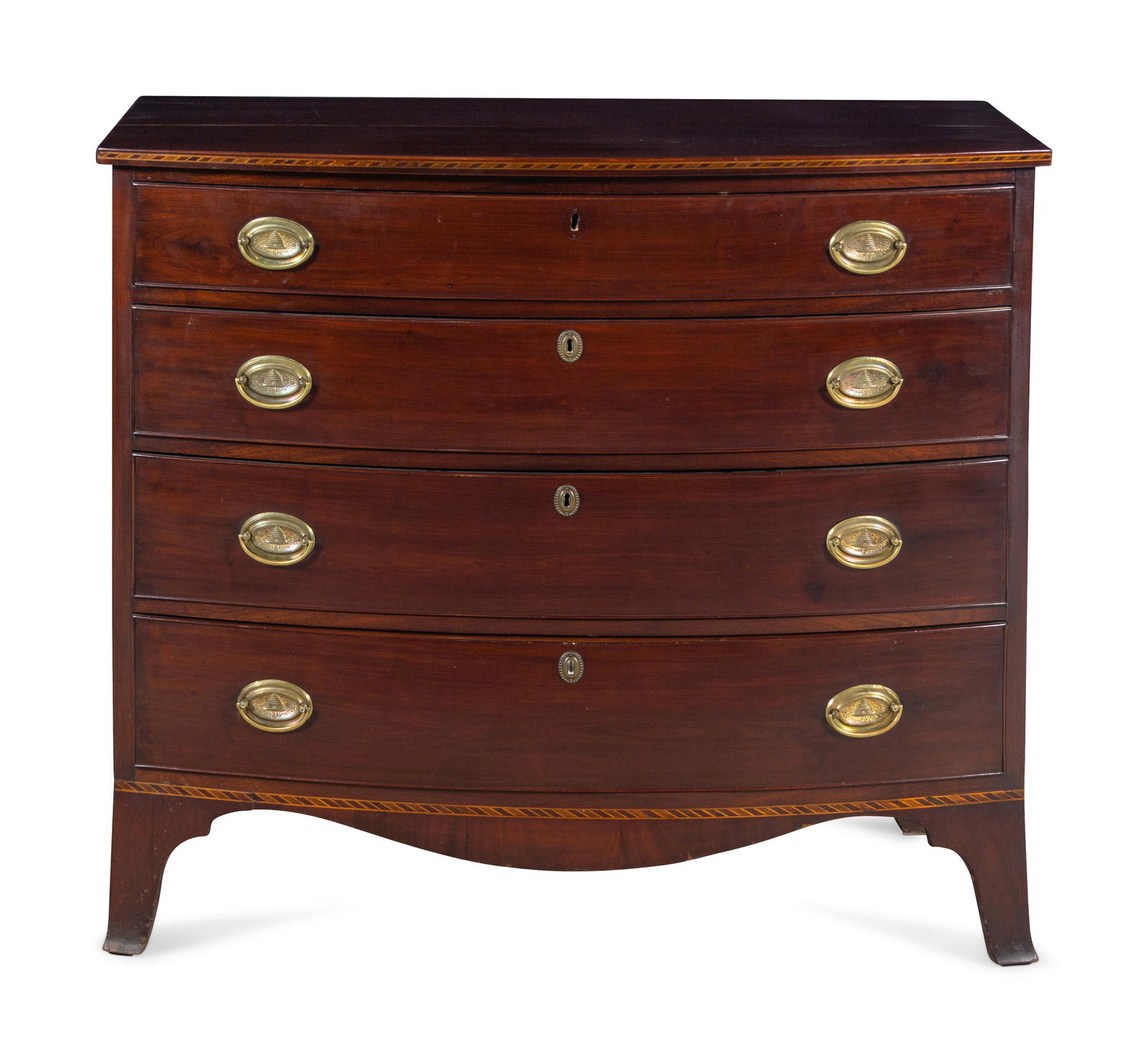 A Federal Mahogany Chest of Drawers (1 of 3)