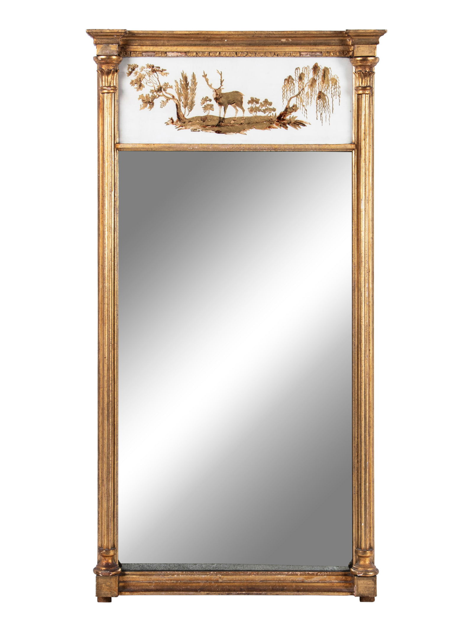 A Classical Giltwood and Eglomise Panel Inset Looking (1 of 4)