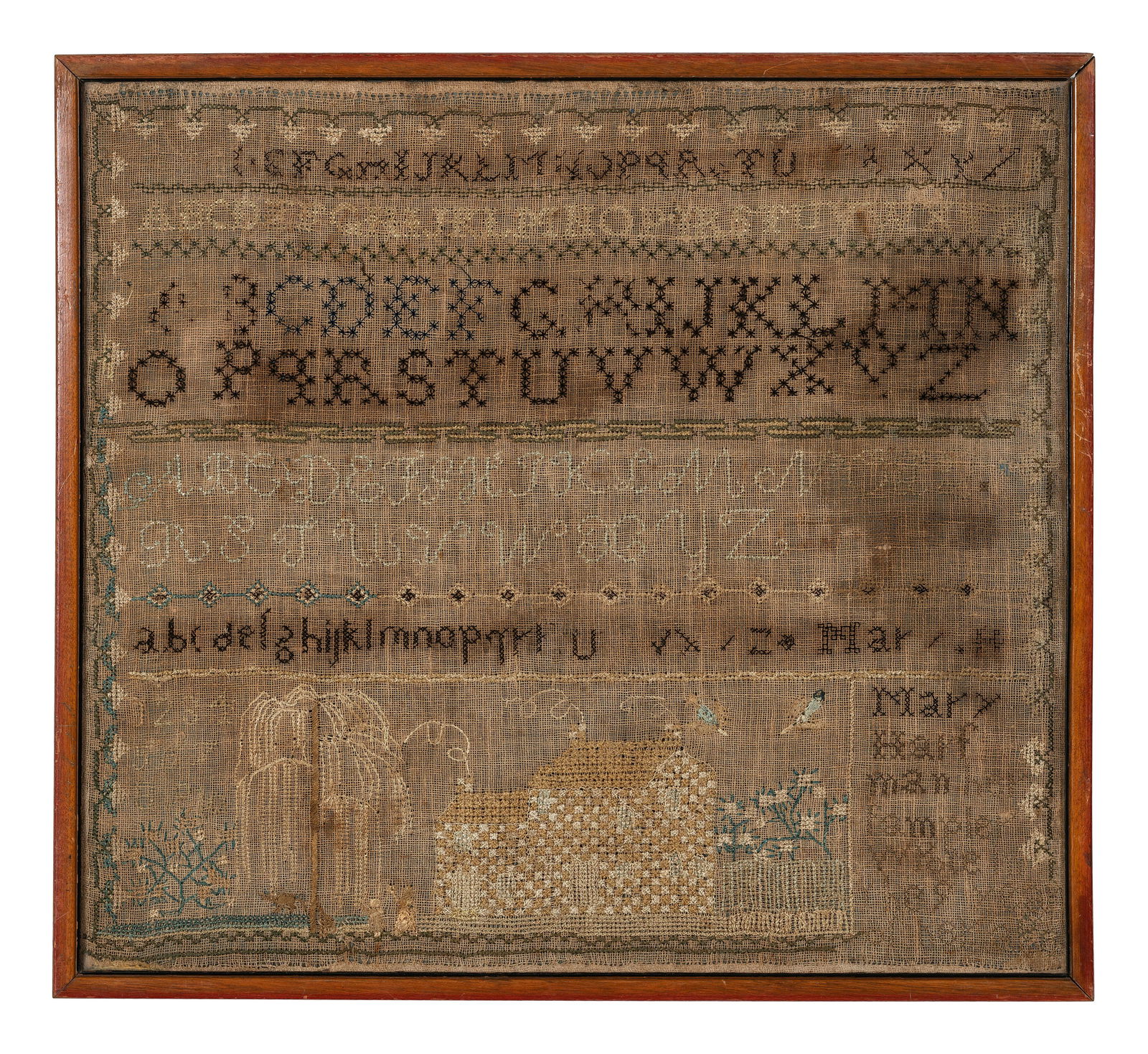 A Tennessee Alphabet Sampler Wrought by Mary Hartman (1 of 3)