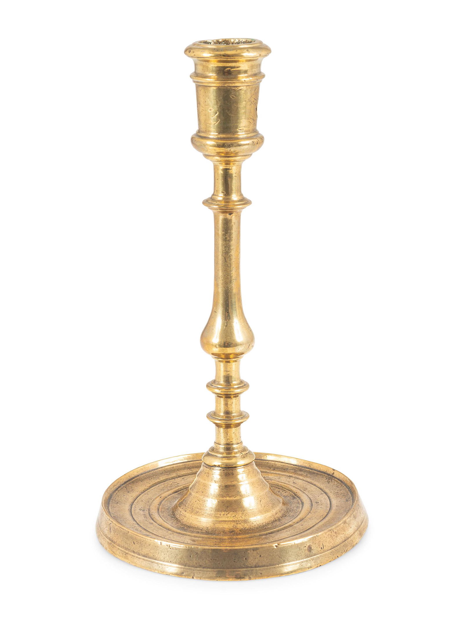 A Rare Flemish Brass Candlestick (1 of 2)