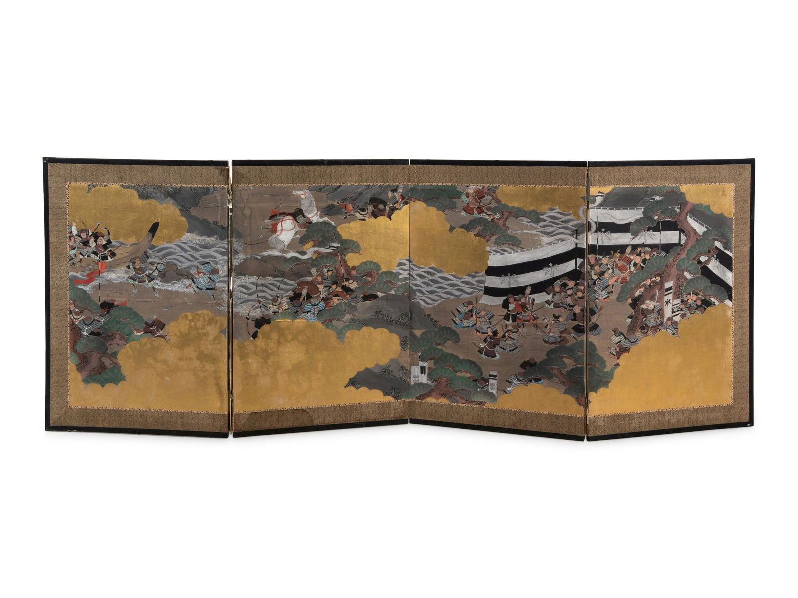 Anonymous Height of each panel 38 x width 24 3/4 in., 96.5 x  62.9 cm. (1 of 3)