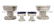 557: An English Four Part Silver Garniture, George Nath