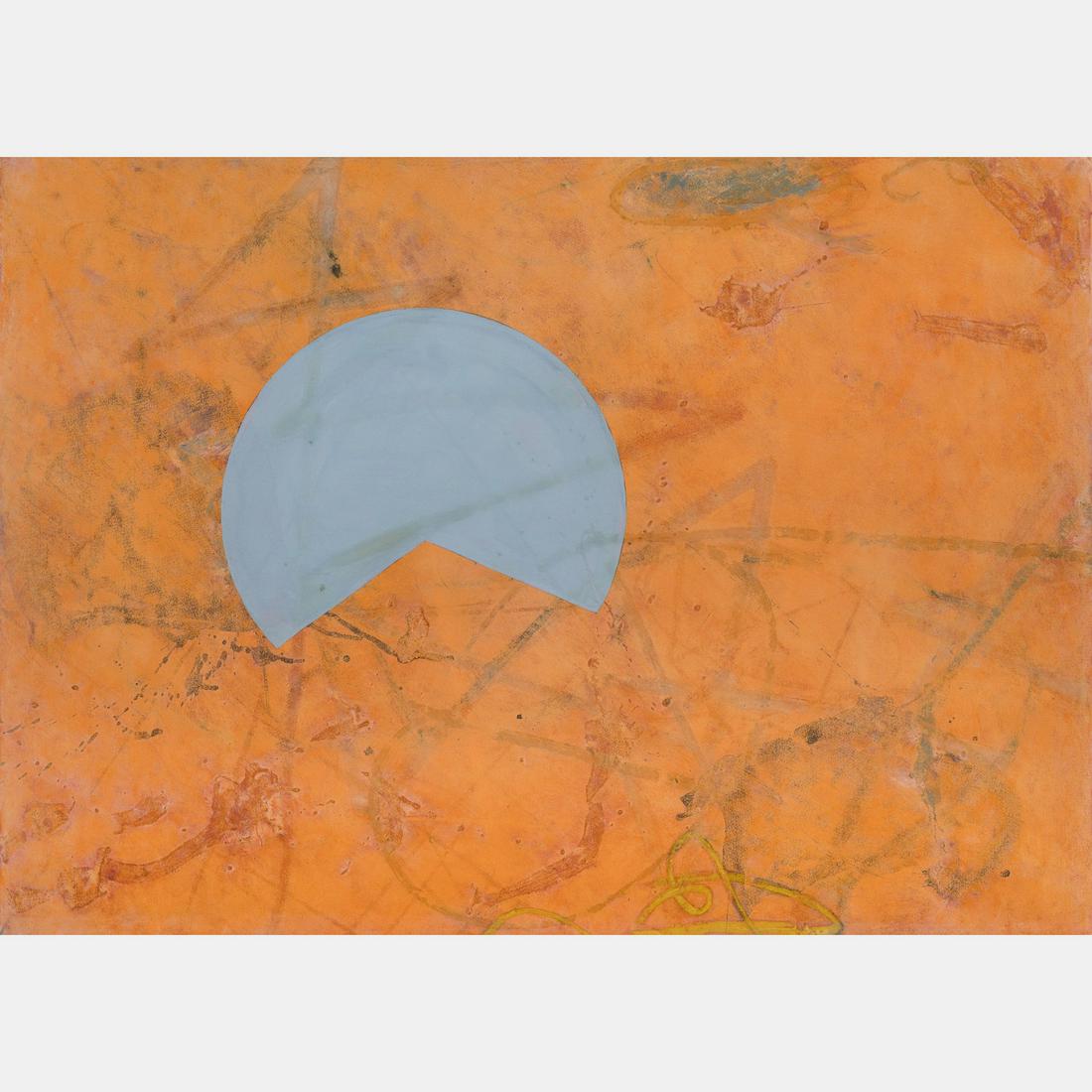 Peter Plagens (American, b. 1941) Untitled, 1975: Peter Plagens (American, b. 1941) Untitled, 1975 mixed media on paper 29 1/2 x 40 3/4 inches.