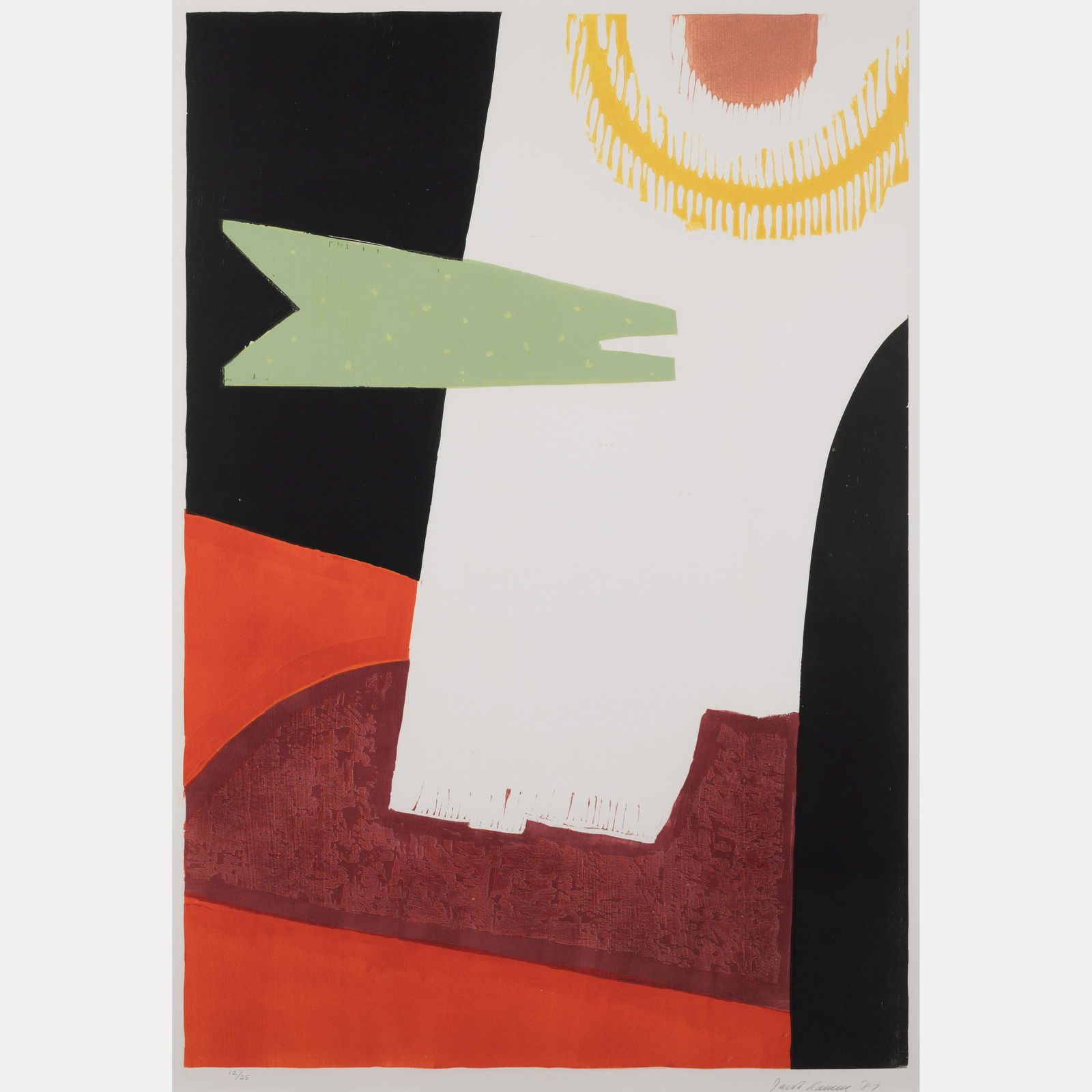 Jacob Kainen (American, 1909-2001) Untitled, 1987 (1 of 6)