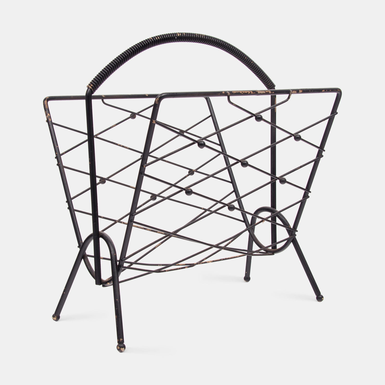 Style of Tony Paul  American, Mid 20th Century Magazine Rack (1 of 4)