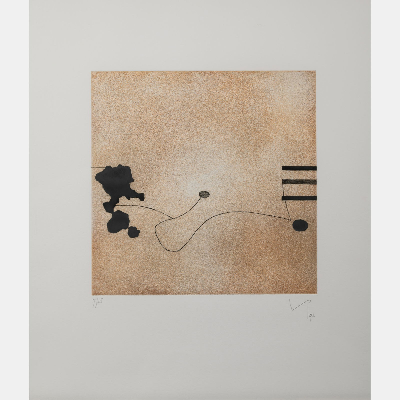 Victor Pasmore (British, 1908 - 1998) Images On The Wall, Print E, Version b, 1992 (1 of 6)