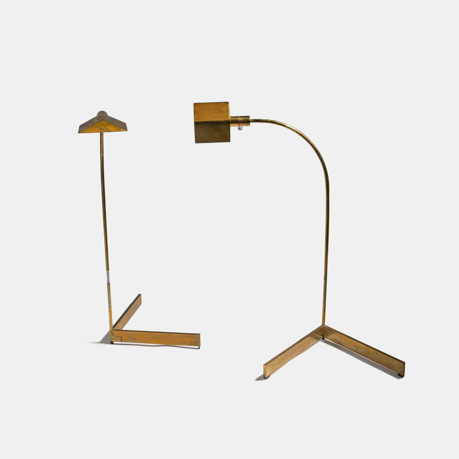 Cedric Hartman (American, b. 1929) Pair of Floor Lamps, c. 1975 Cedric Hartman Studios, USA (1 of 2)