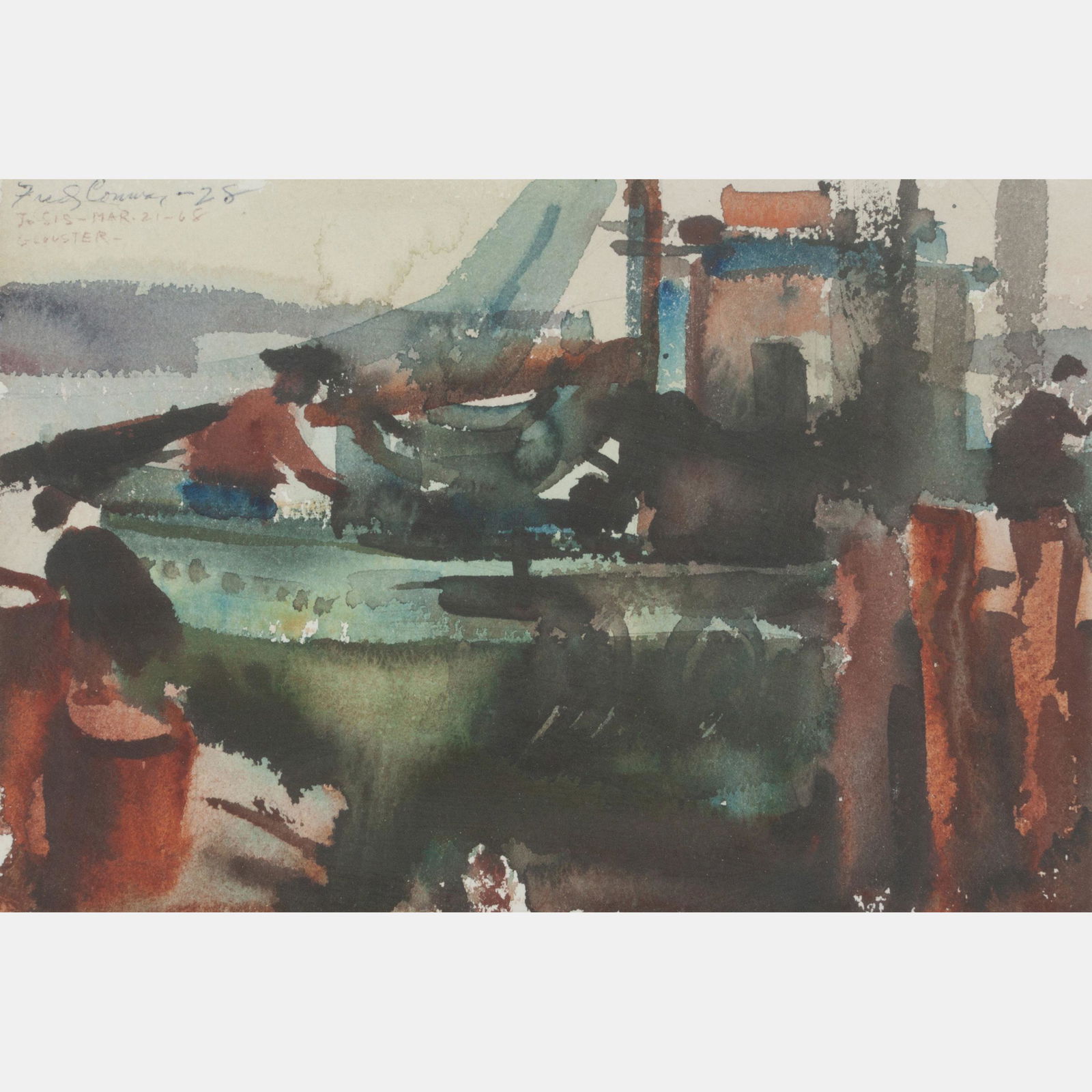 Frederick Conway (American, 1900-1973) Gloucester,1928 (1 of 4)