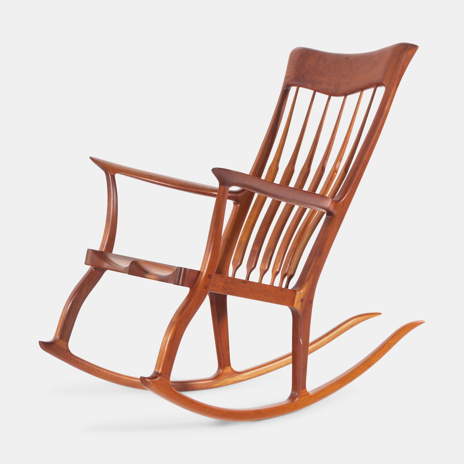 Michael Neiman (American, 20th Century) Studio Craft Rocking Chair, 1998 (1 of 4)