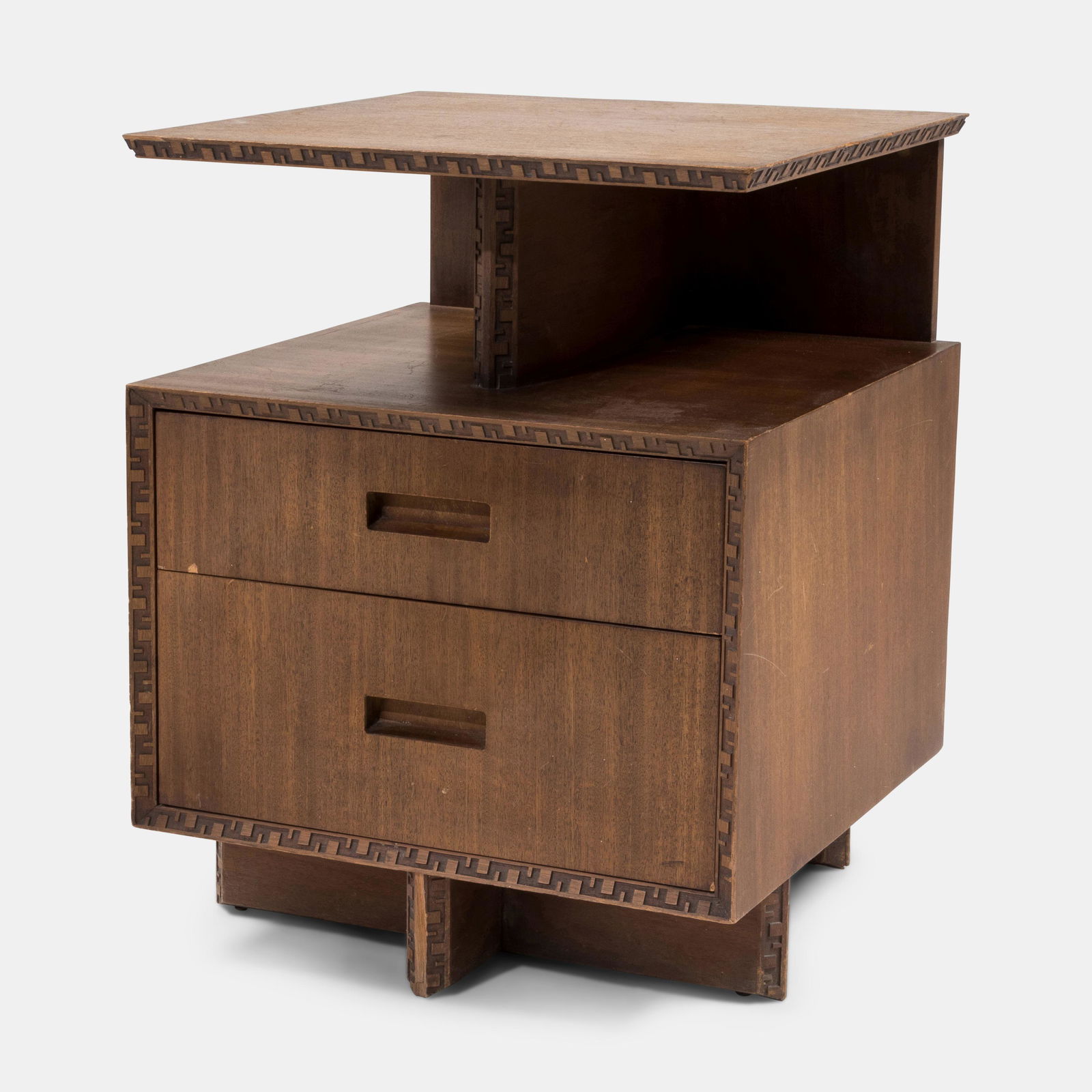 Frank Lloyd Wright (American, 1867-1969) End Table Heritage Henredon, USA (1 of 2)