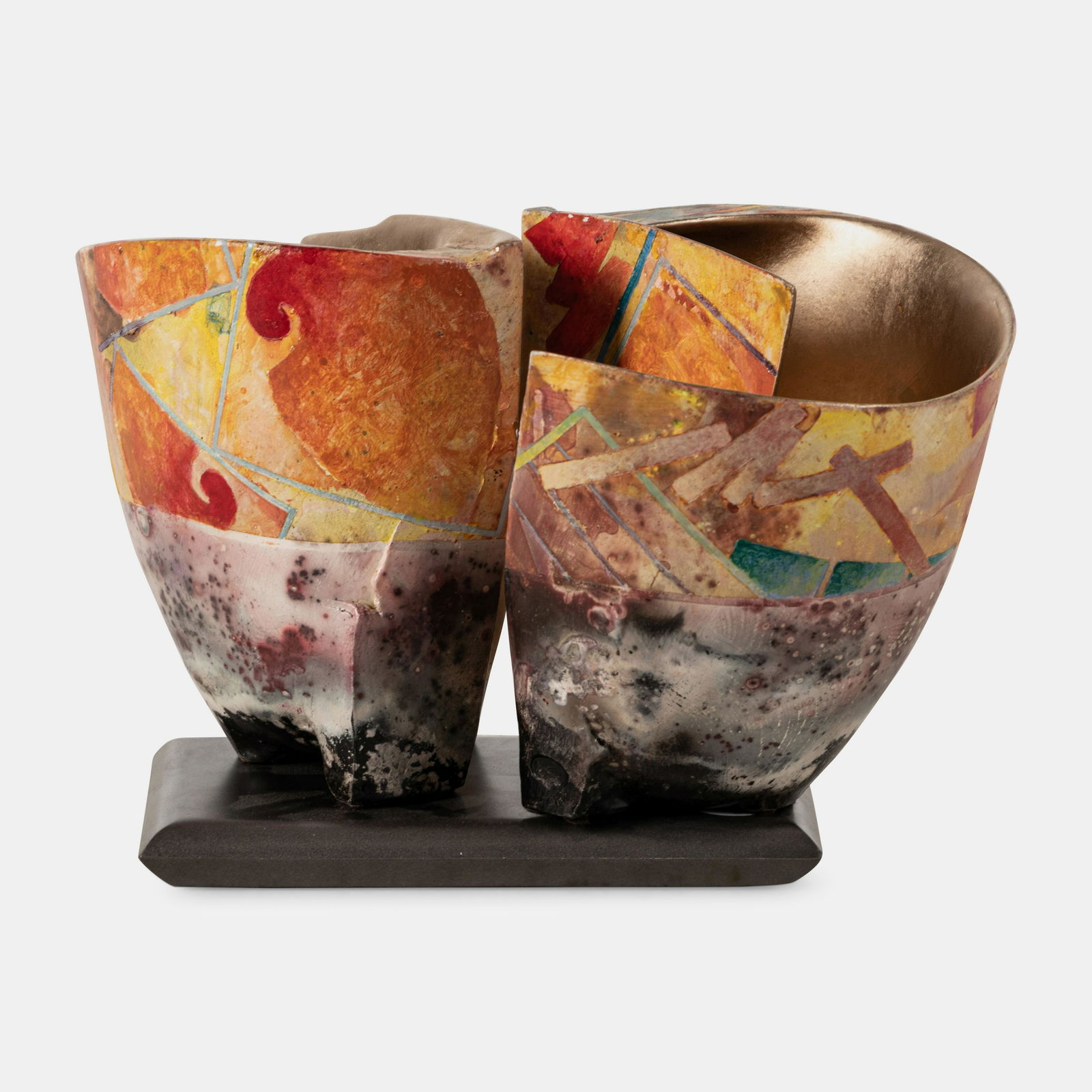 Bennett Bean (American, b. 1941) Double Sculpture on Base (1 of 4)