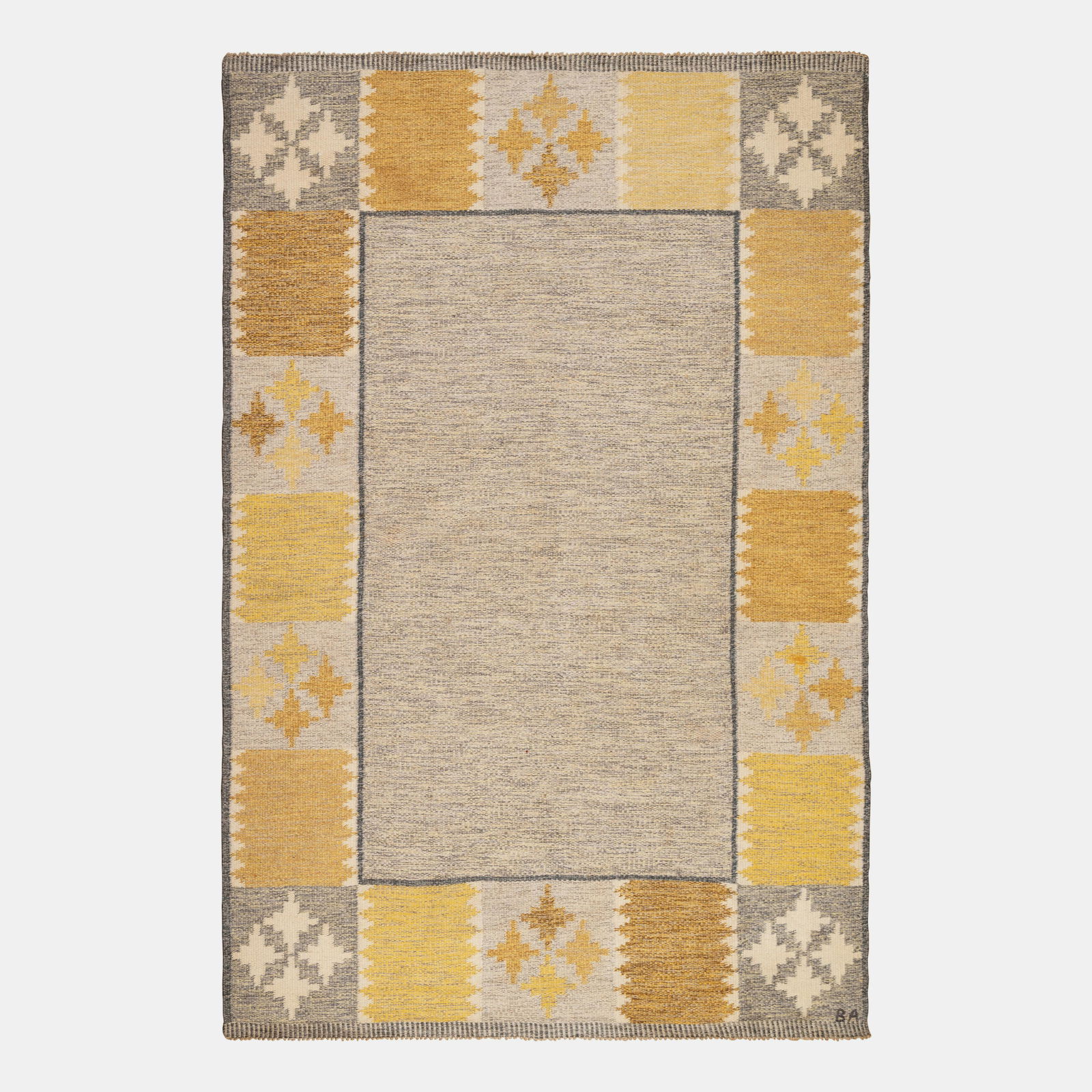 Swedish Mid 20th Century Flatweave Rug (1 of 5)