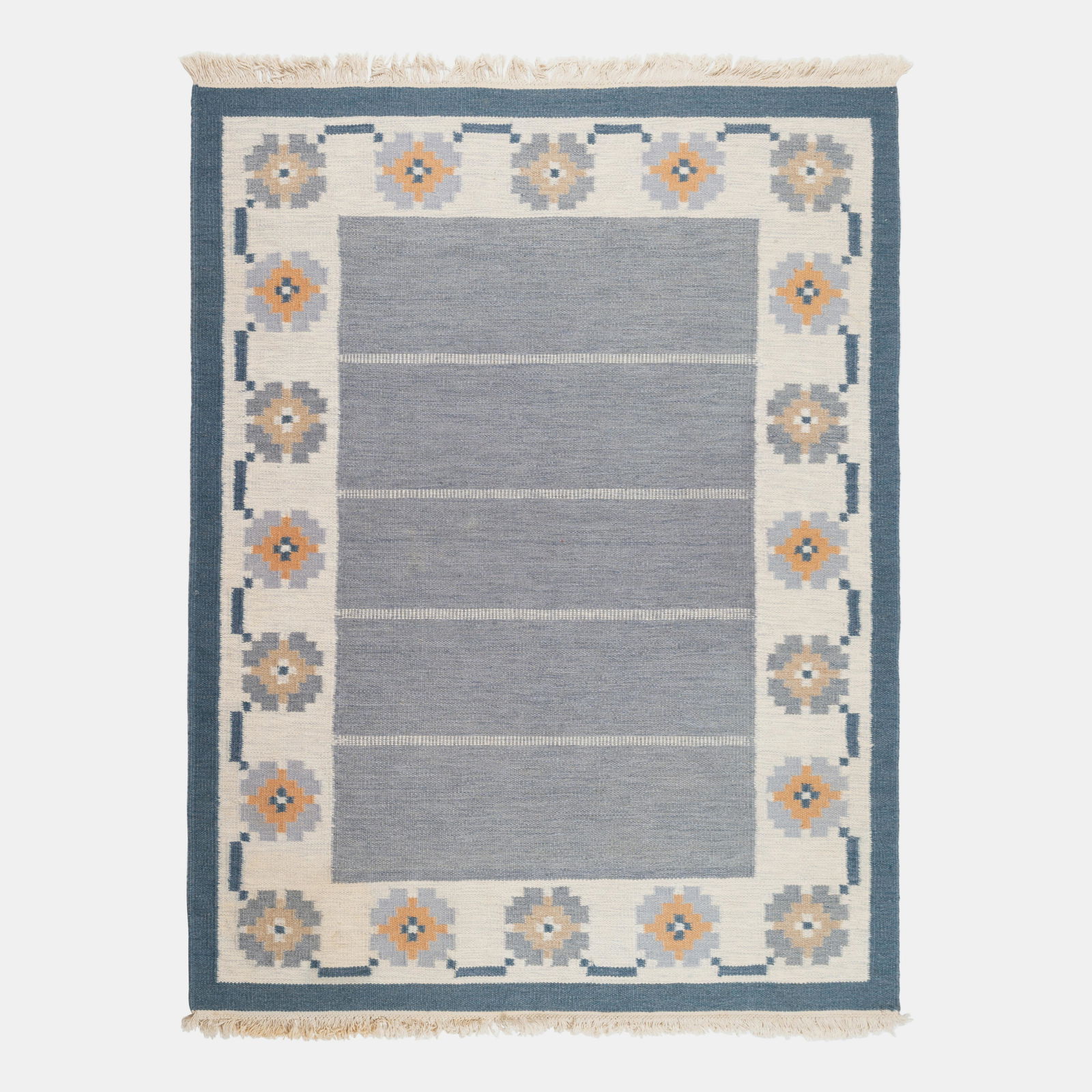 Swedish Mid 20th Century Flatweave Rug (1 of 4)