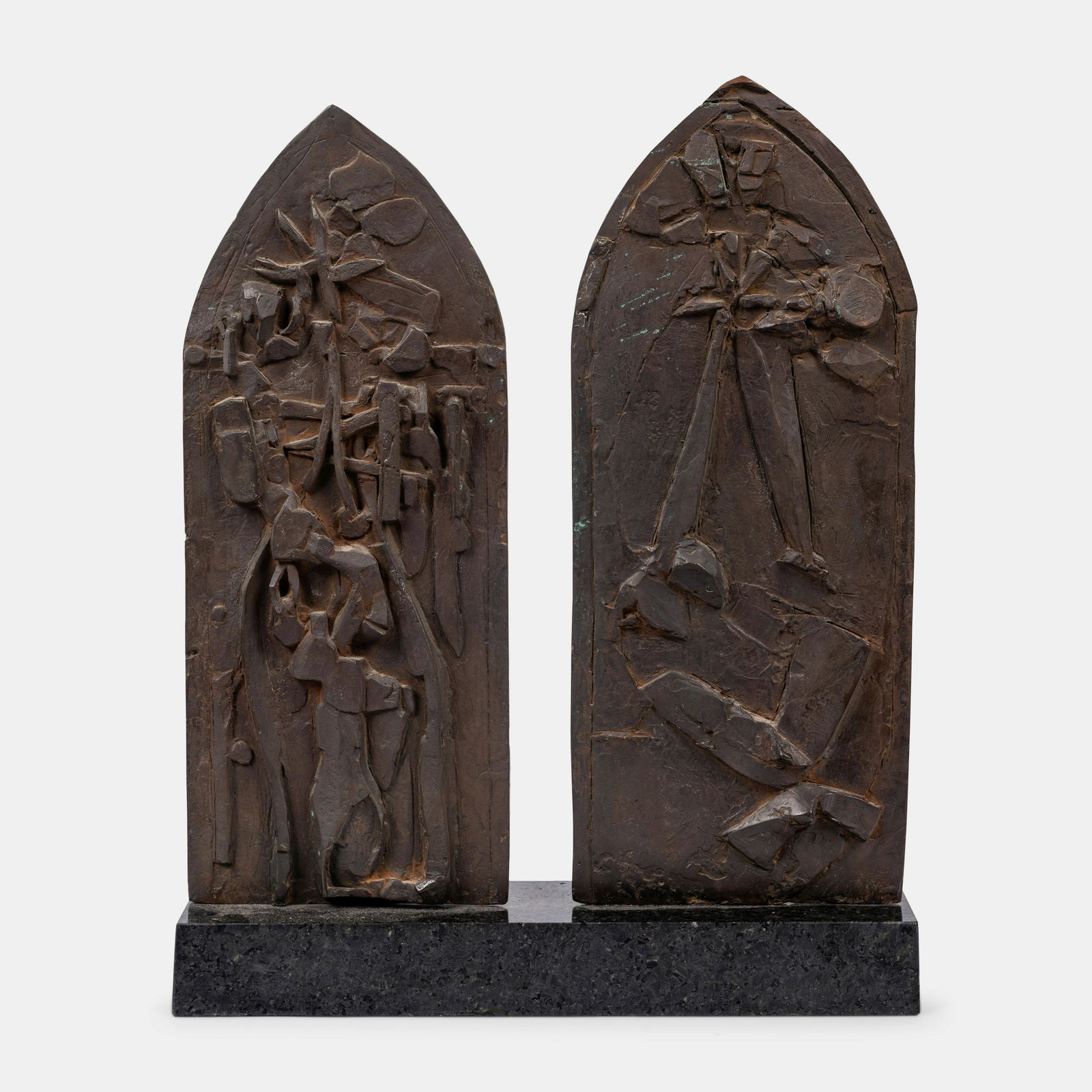 Dimitri Hadzi (American, 1921-2006) Study for Ecumenical Doors, St. Paul 's Within-the-Walls, Rome, (1 of 5)