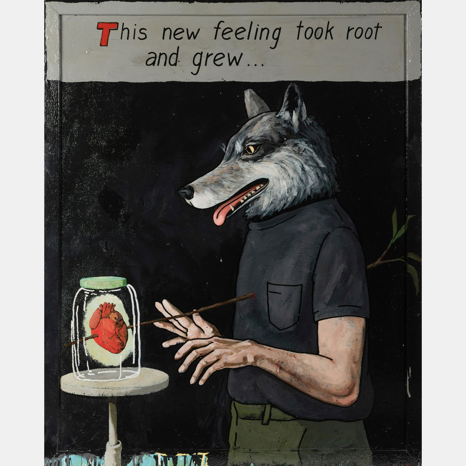 Tim Crowder (American, b. 1956) Wolfman in Love, 2004 (1 of 6)