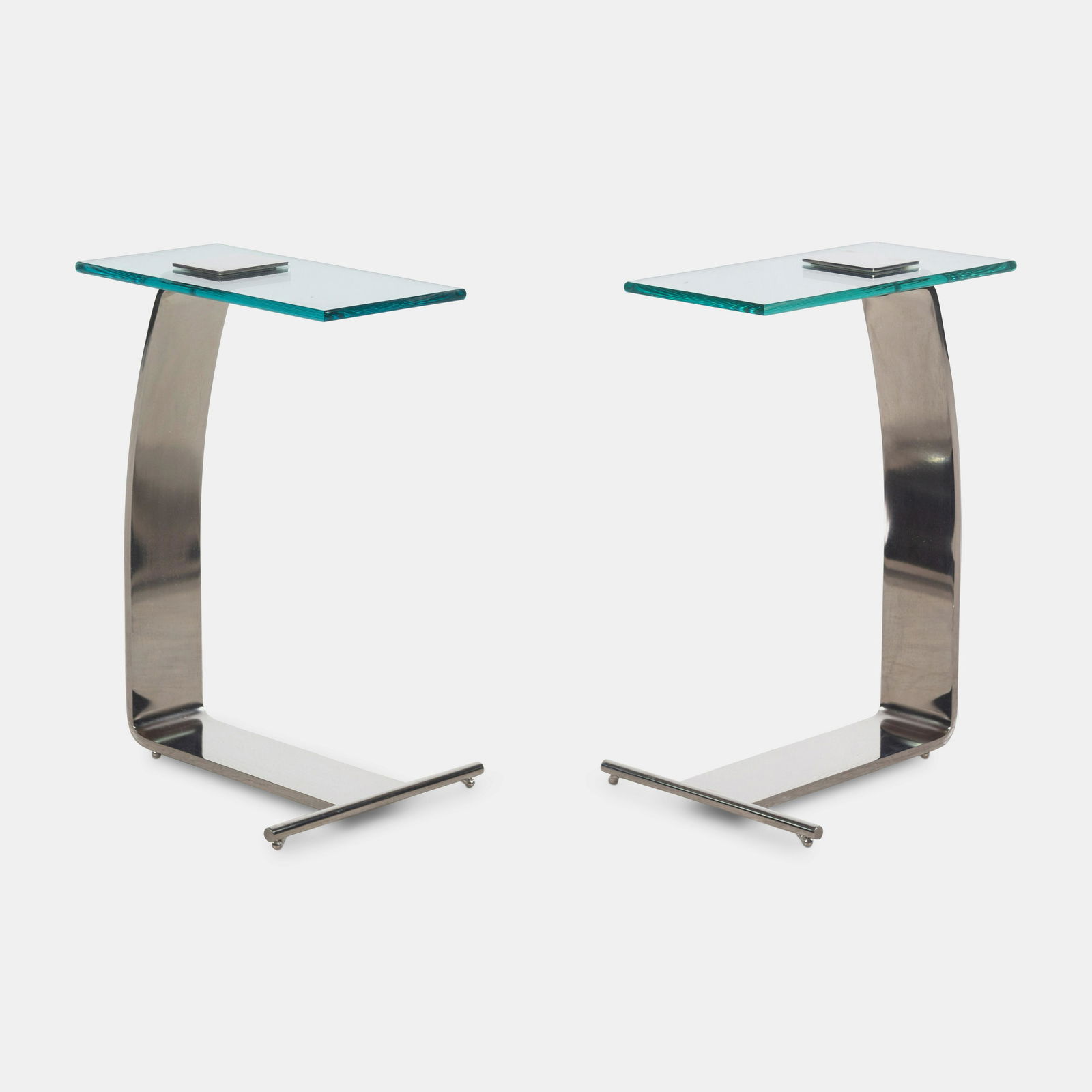 Design Institute of America (DIA) Late 20th Century Pair of Side Tables (1 of 3)