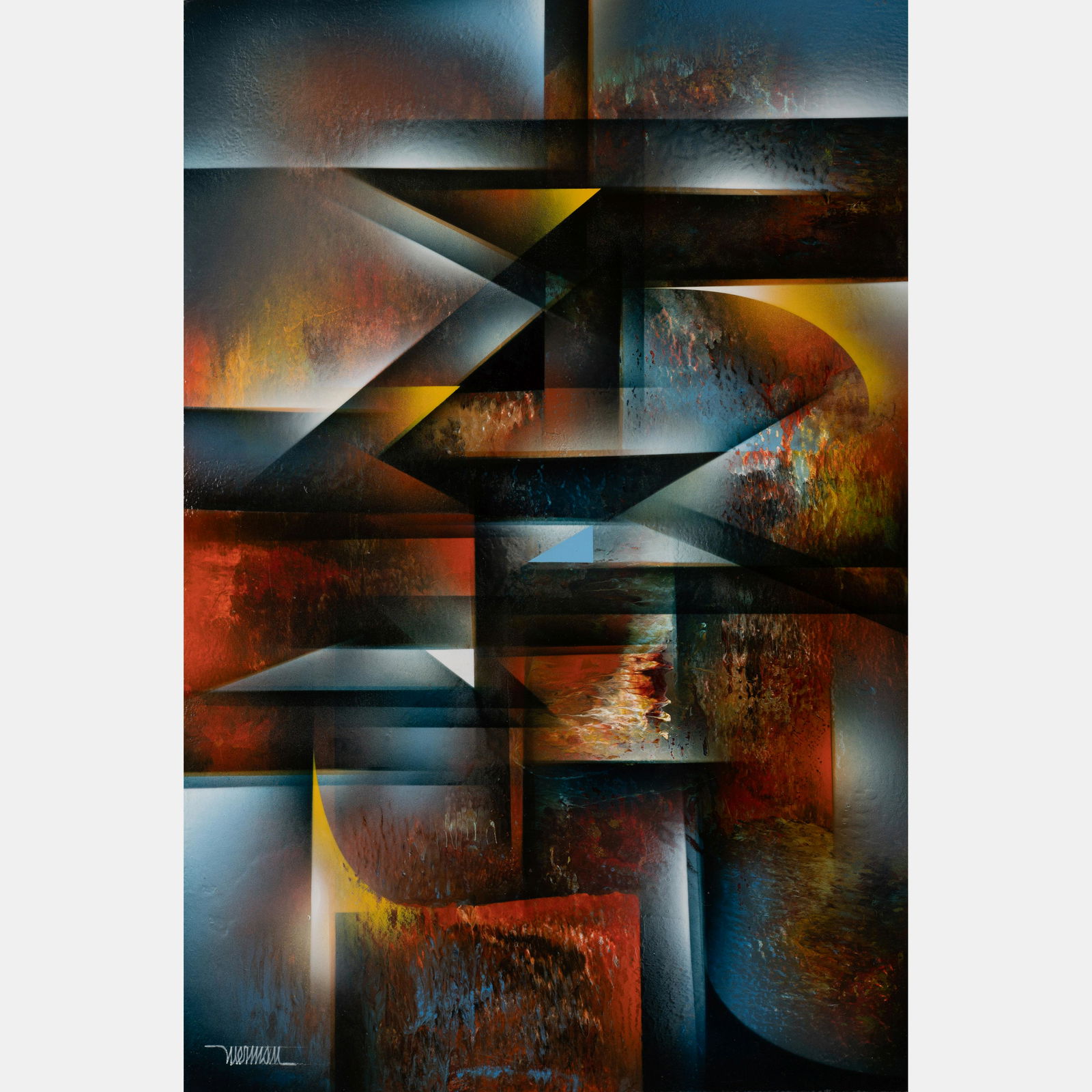 Leonardo Nierman (Mexican b. 1932) Untitled (1 of 5)