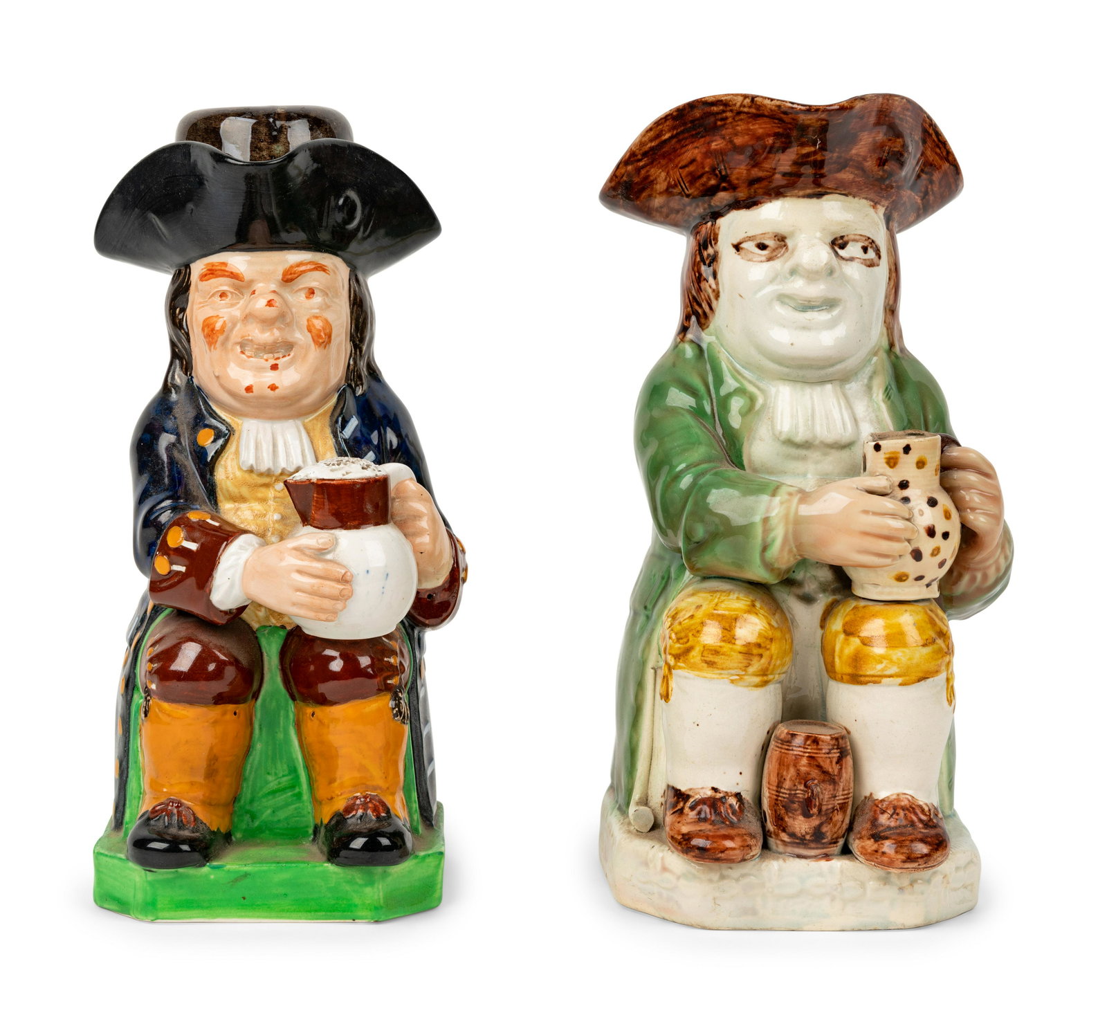 A Copeland Toby Jug with Cover and Another Toby Jug (1 of 7)