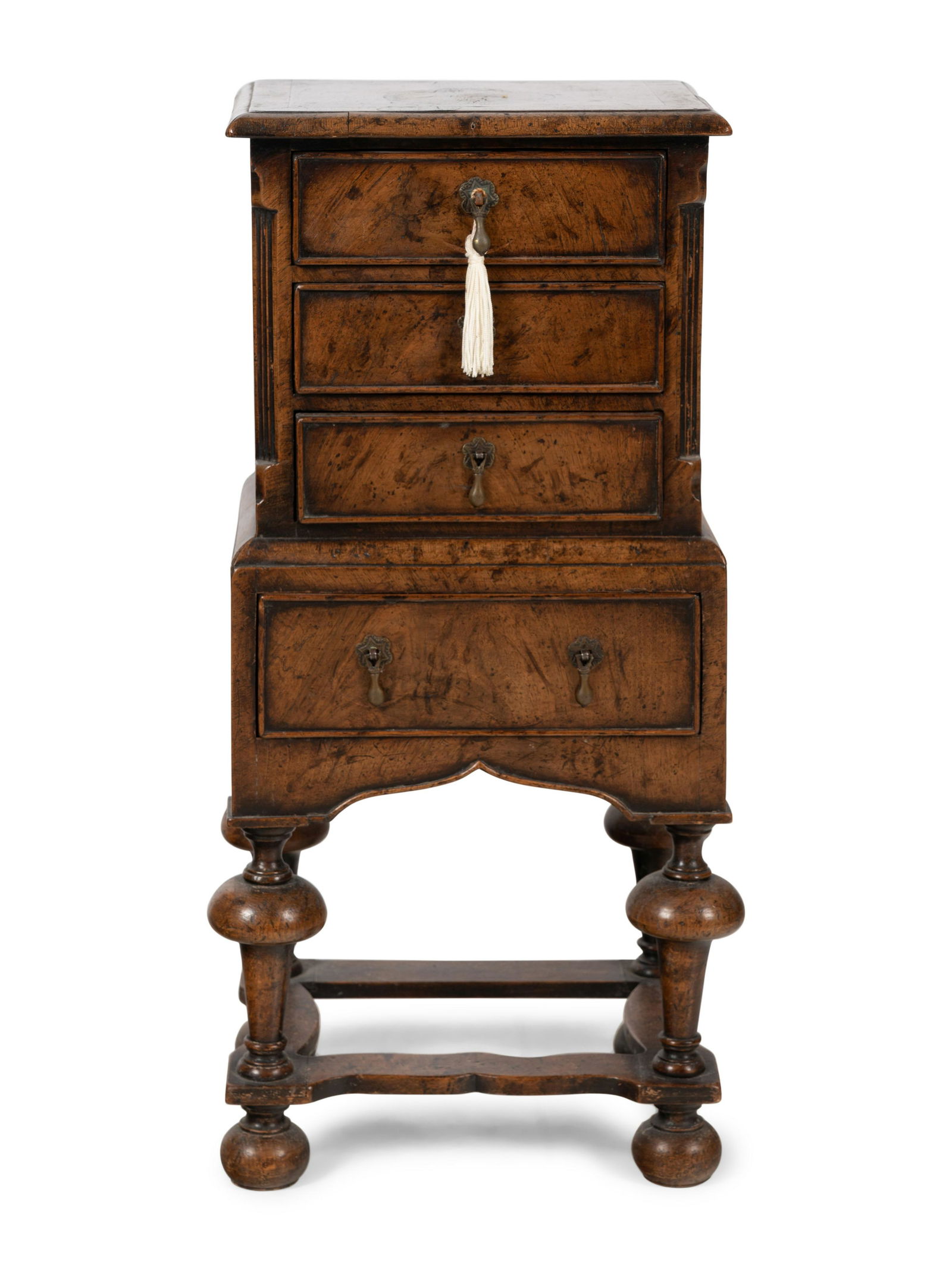 A Diminutive William and Mary Style Chest on Stand (1 of 4)