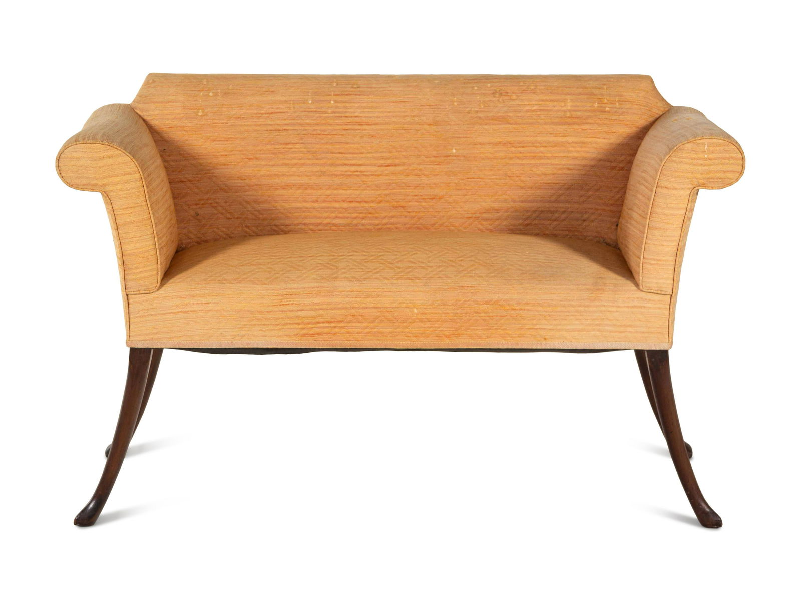 A Georgian Style Mahogany Settee (1 of 3)