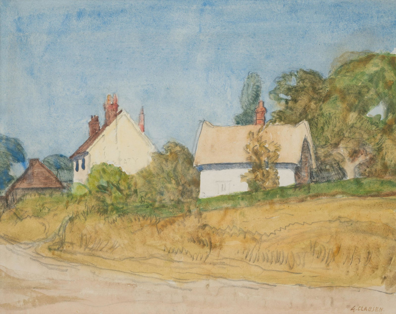 Sir George Clausen (British, 1852-1944)   (1 of 5)