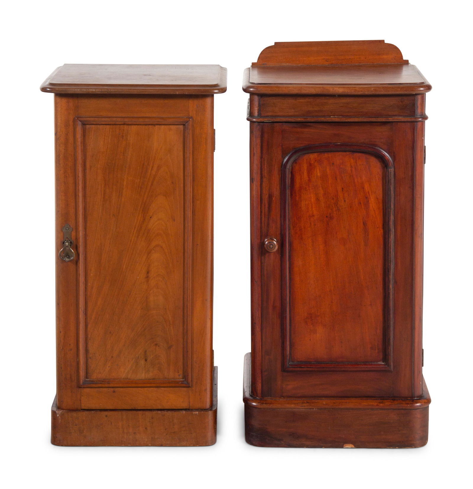 Two English Mahogany Bedside Cabinets (1 of 2)