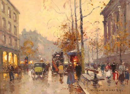 Edouard Leon Cortes: Edouard Leon Cortes (French, 1882-1969) oil on canvas. signed Edouard Cortes (lower right) 17 1/2 x 12 1/2 inches.