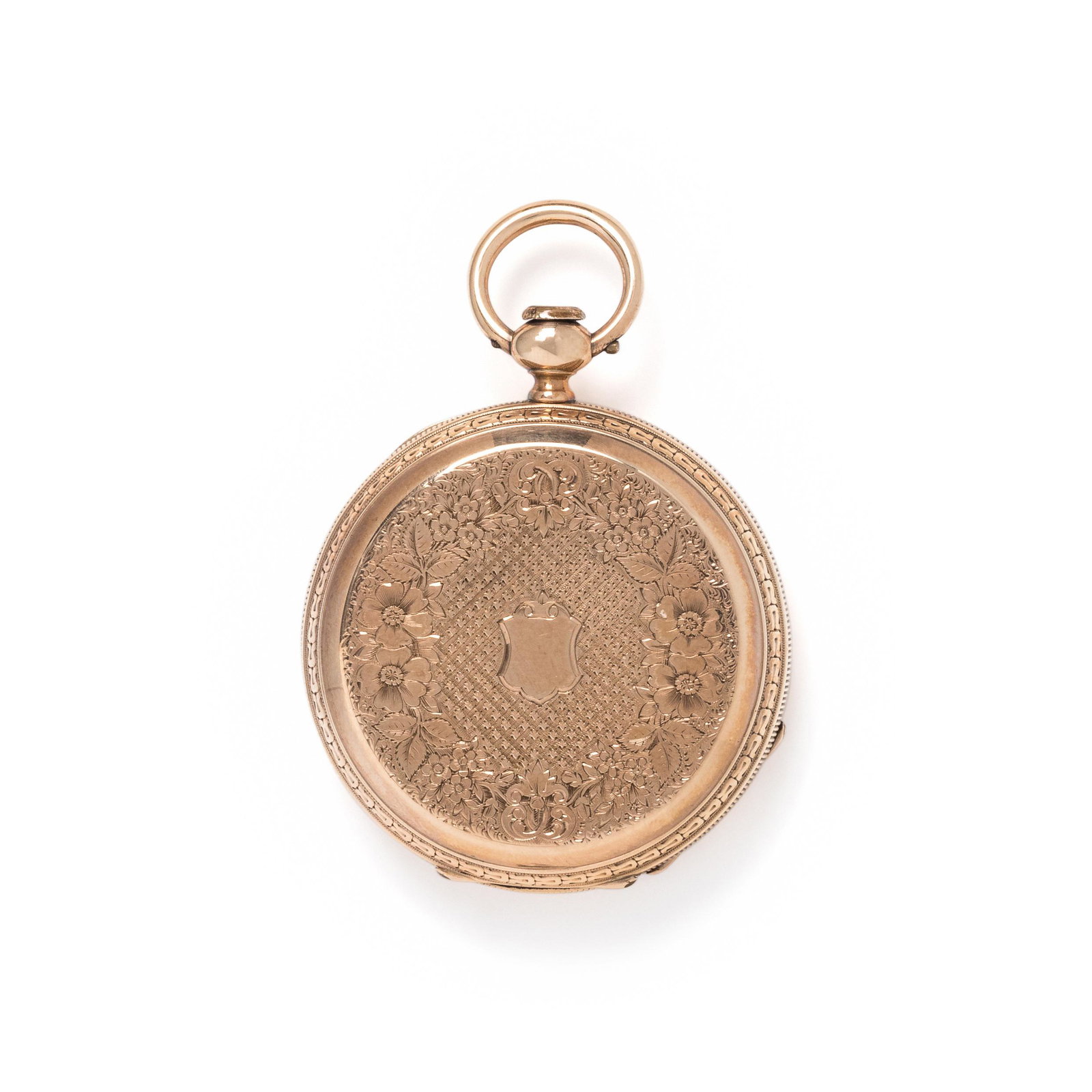 14K YELLOW GOLD HUNTER CASE POCKET WATCH (1 of 4)