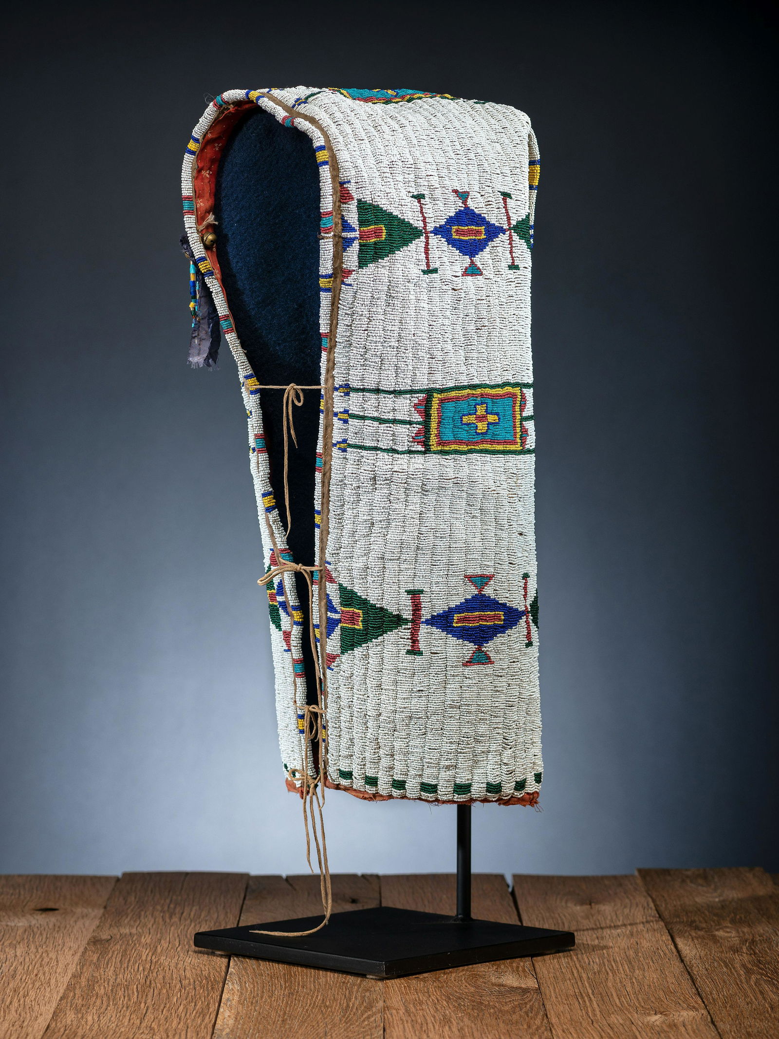 Sioux Beaded Hide Cradle (1 of 5)