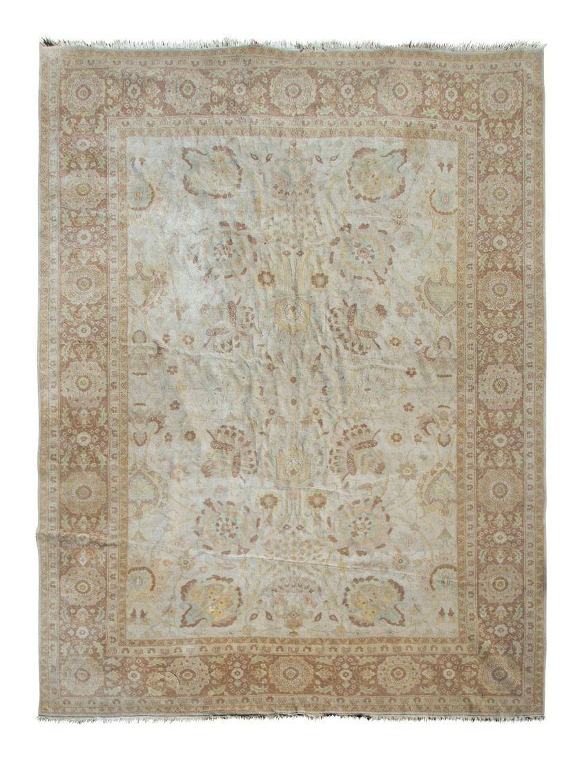 An Oushak Wool Room-Size Carpet (1 of 2)