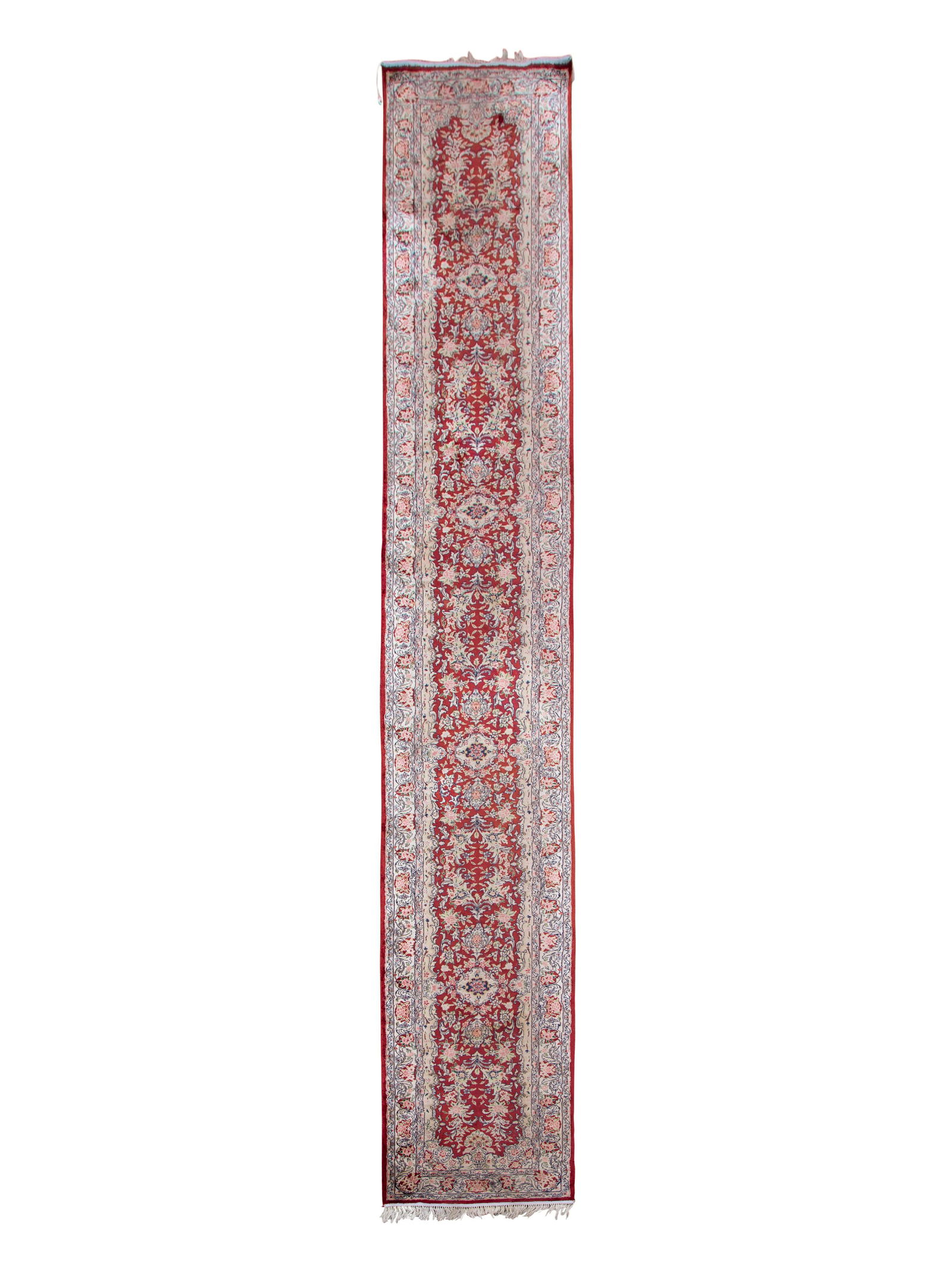 A Sarouk Runner 17 feet 10 inches x 2 feet 7 inches. (1 of 2)