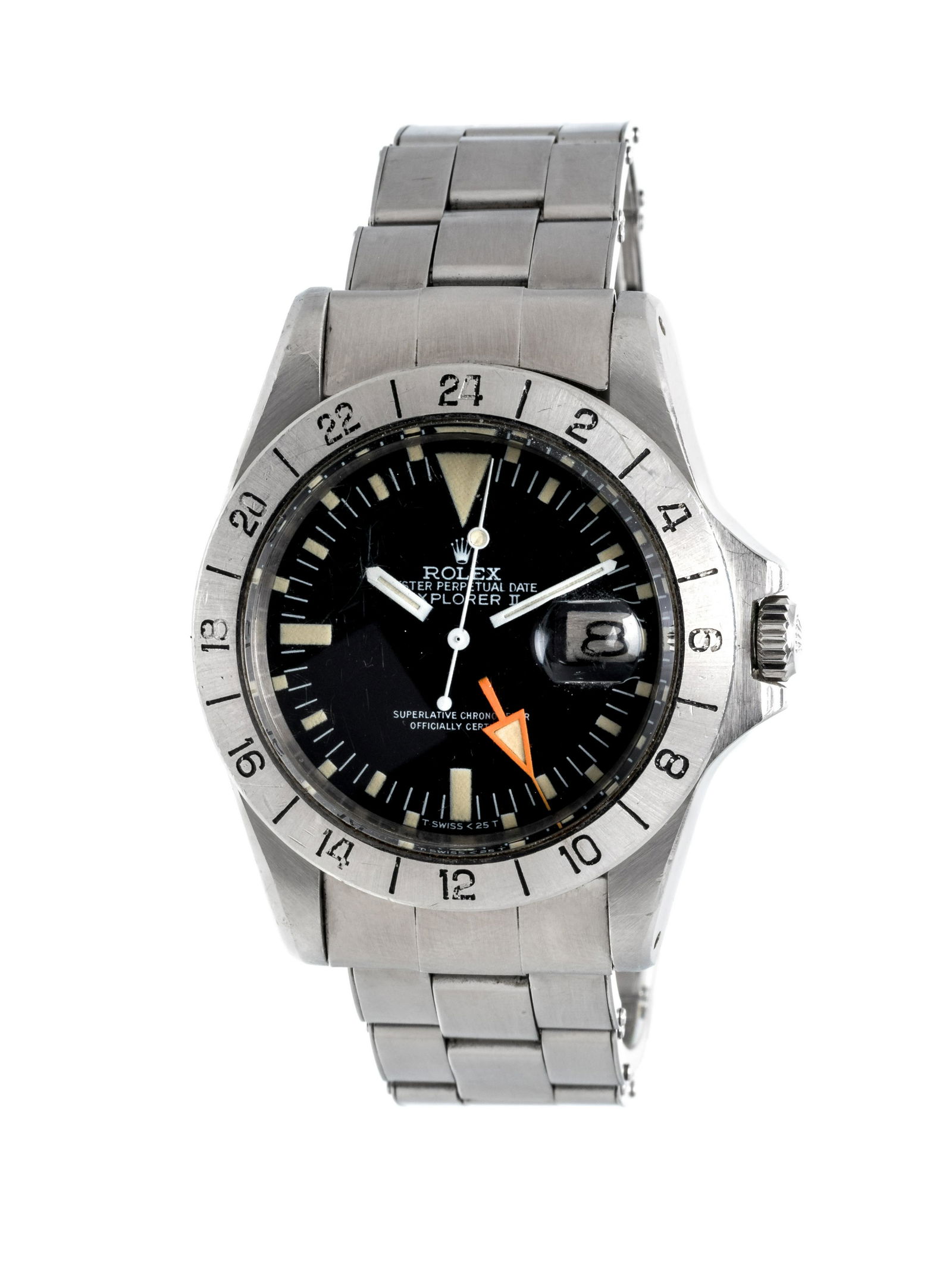 ROLEX, REF. 1655 STAINLESS STEEL 'EXPLORER II STEVE MCQUEEN' WRISTWATCH, CIRCA 1975 (1 of 2)