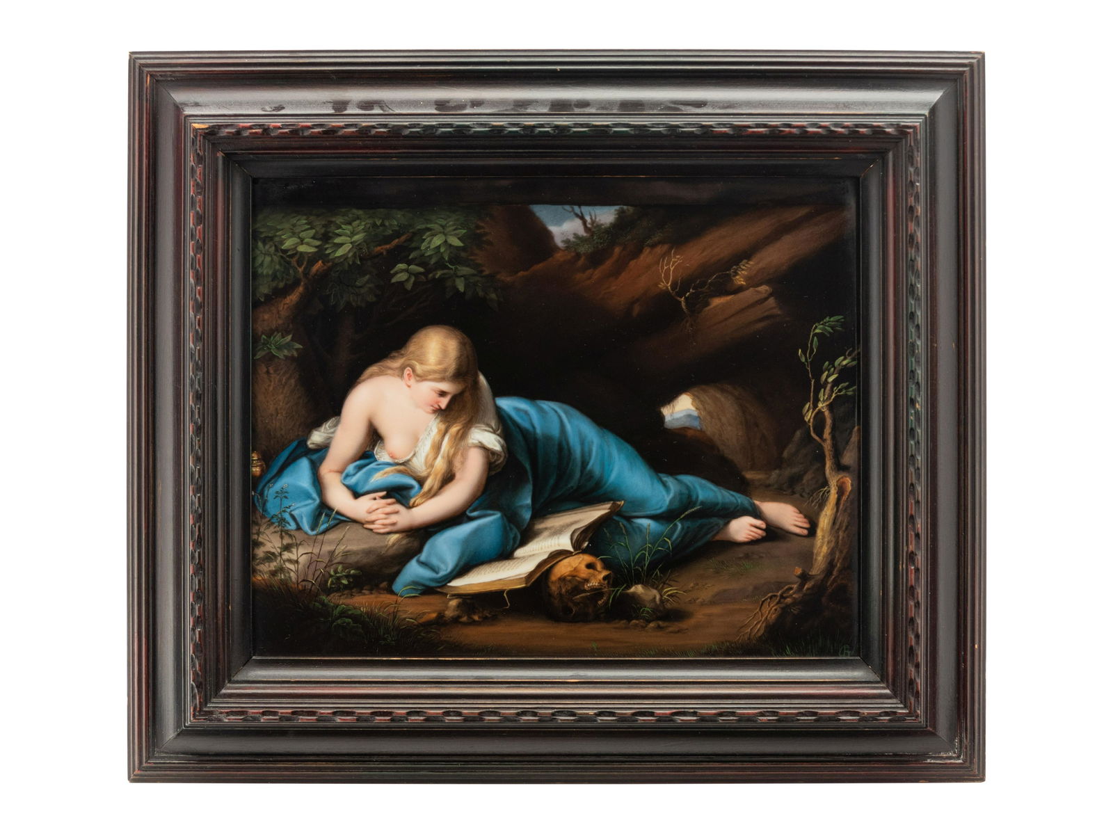 A Berlin (K.P.M.) Porcelain Plaque After Pompeo Battoni (1 of 3)