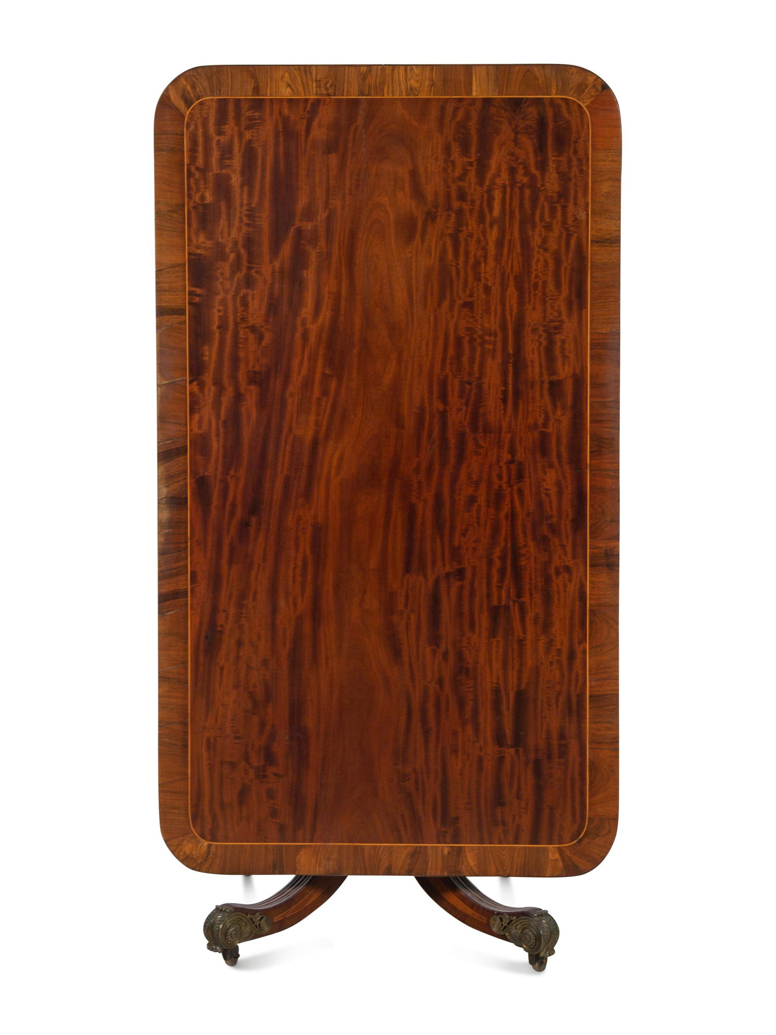 A Regency Gilt Bronze Mounted Mahogany and Rosewood Breakfast Table (1 of 3)