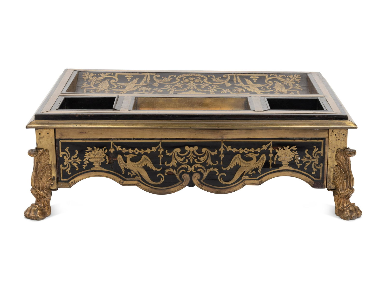 An Anglo-Irish Bronze Presentation Standish Given To Lord Burghley (1 of 4)